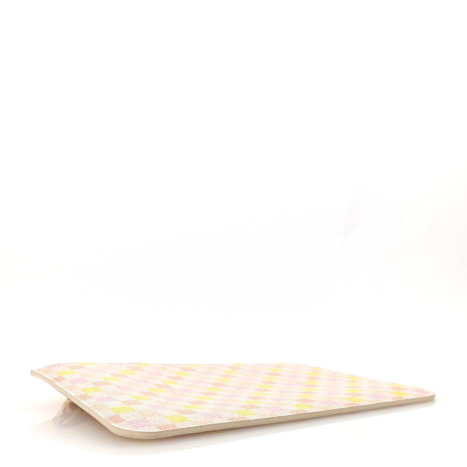Louis Vuitton Damier Giant Neverfull MM Pochette Peach