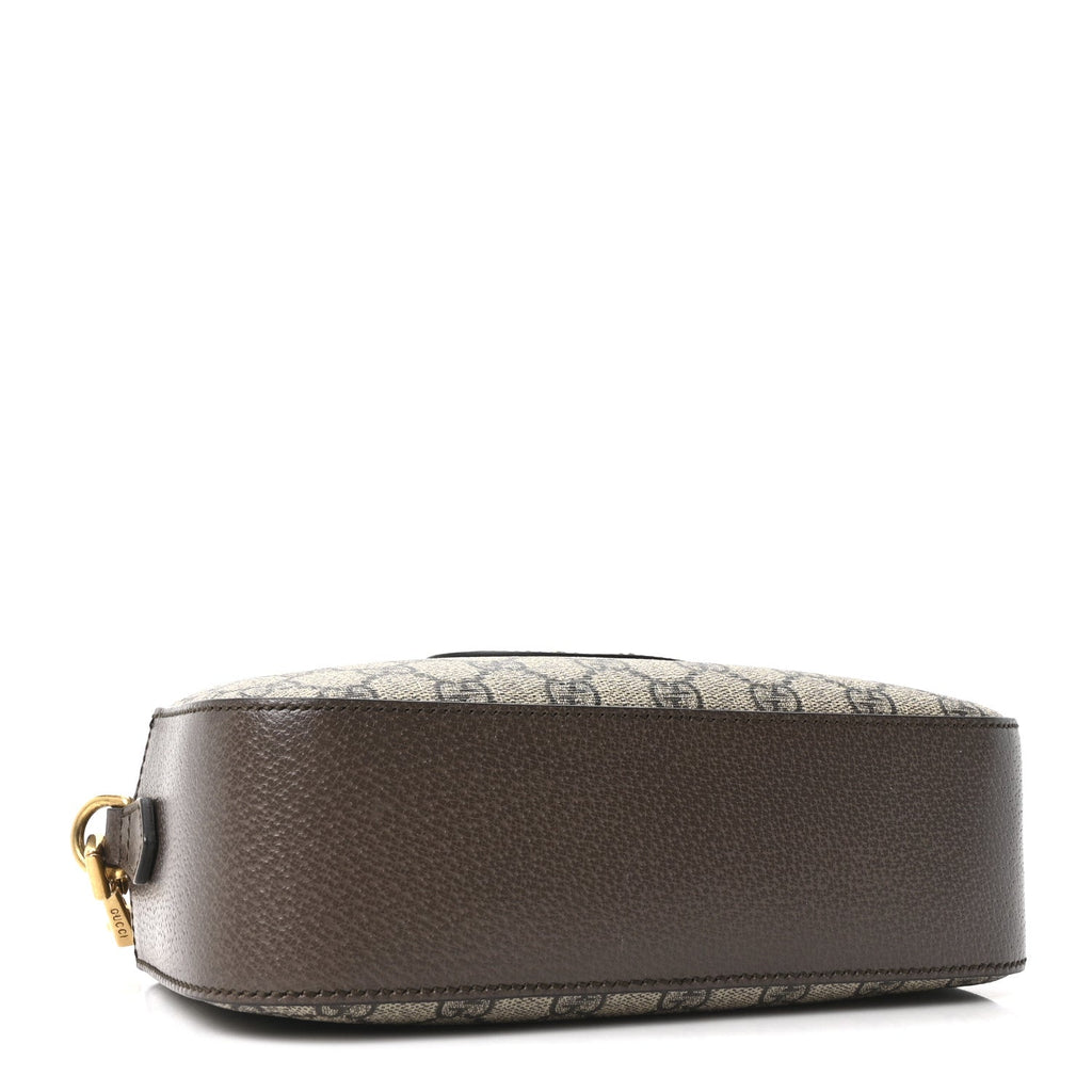 Gucci GG Supreme Monogram Web Neo Vintage Shoulder Bag Beige New Acero Crop