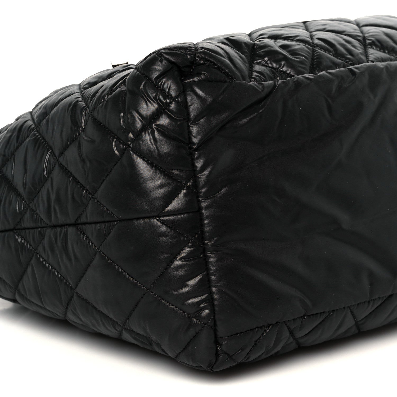 Chanel Nylon Quilted Small Coco Cocoon Tote Black