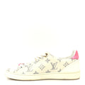 Louis Vuitton Technical Fabric Calfskin Monogram Frontrow Sneakers 35.5 Pink