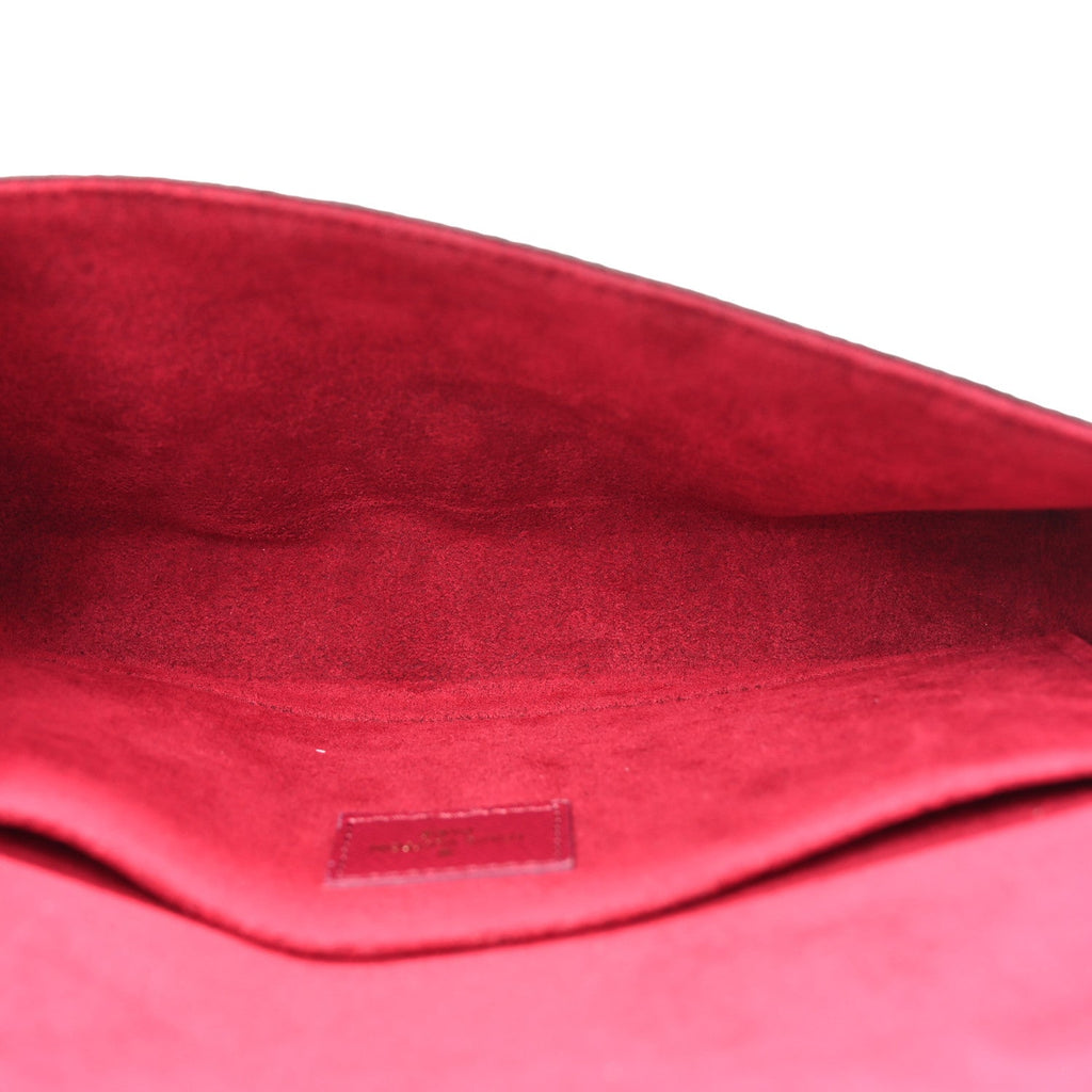 Louis Vuitton Monogram Pochette Felicie Chain Wallet Fuchsia