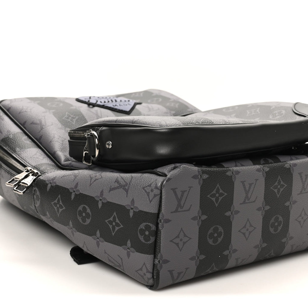 Louis Vuitton X NIGO Monogram Eclipse Stripes LV Heart Modular Utilitary Backpack