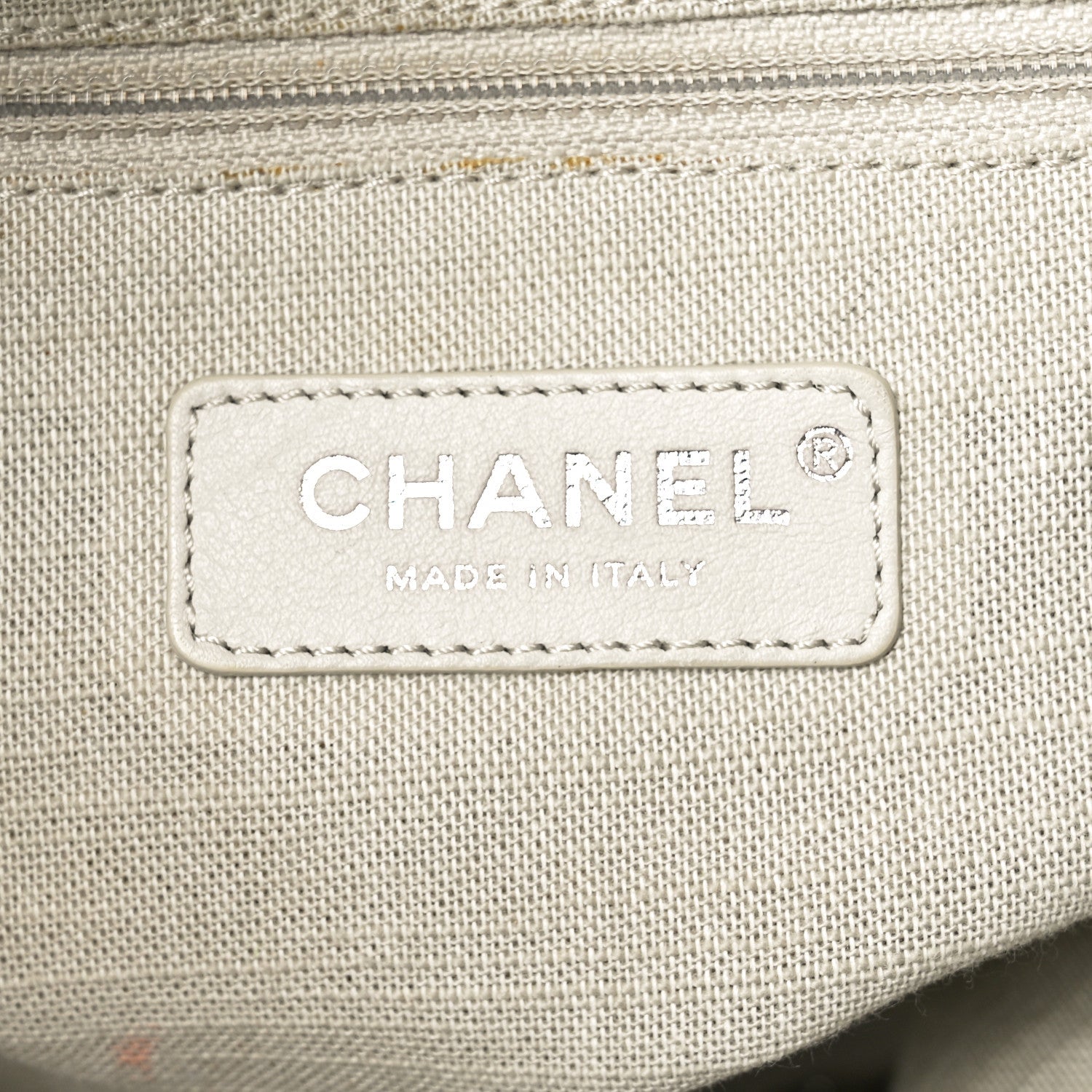 Chanel Mixed Fibers Medium Deauville Tote Light Blue