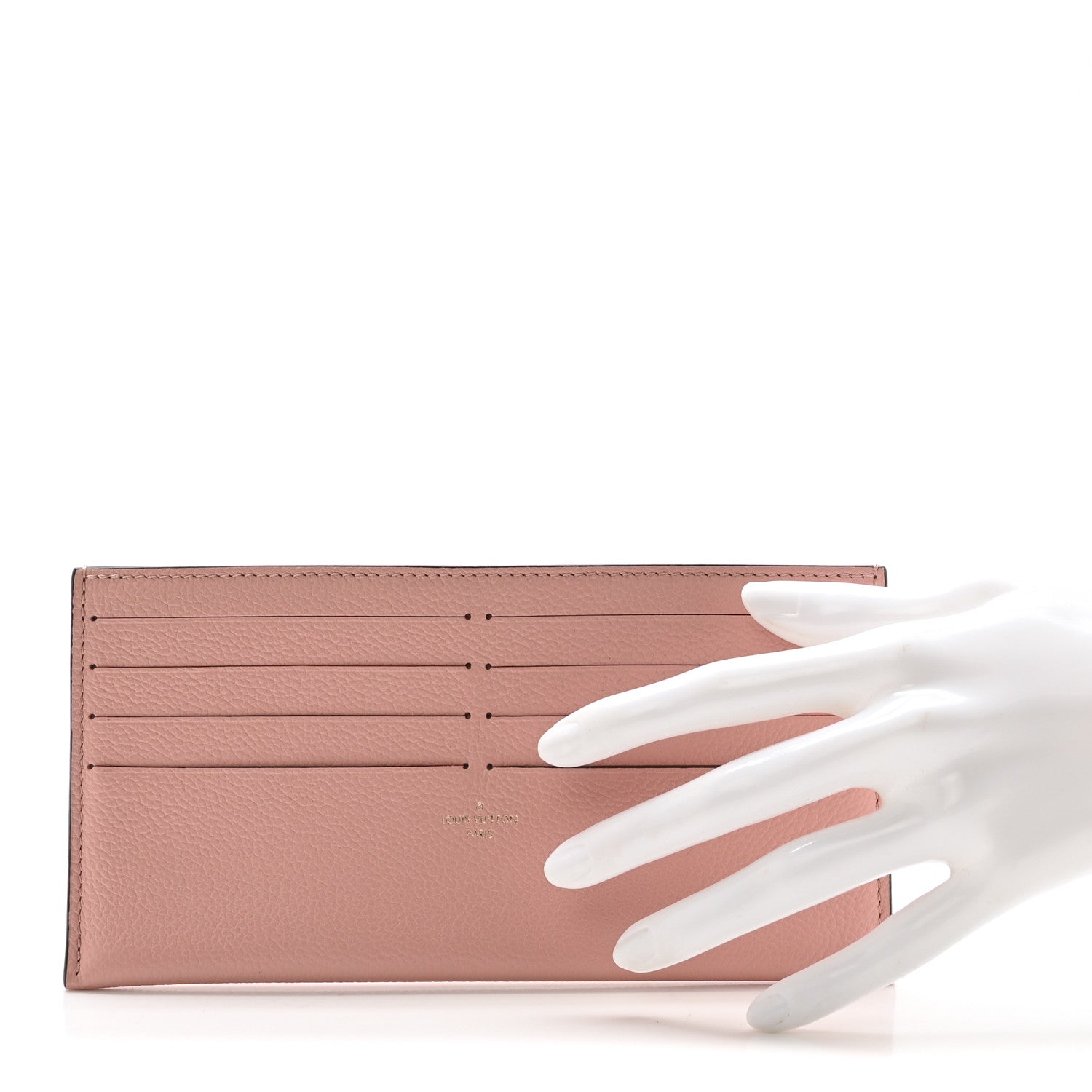 Louis Vuitton Calfskin Felicie Card Holder Insert Rose Poudre
