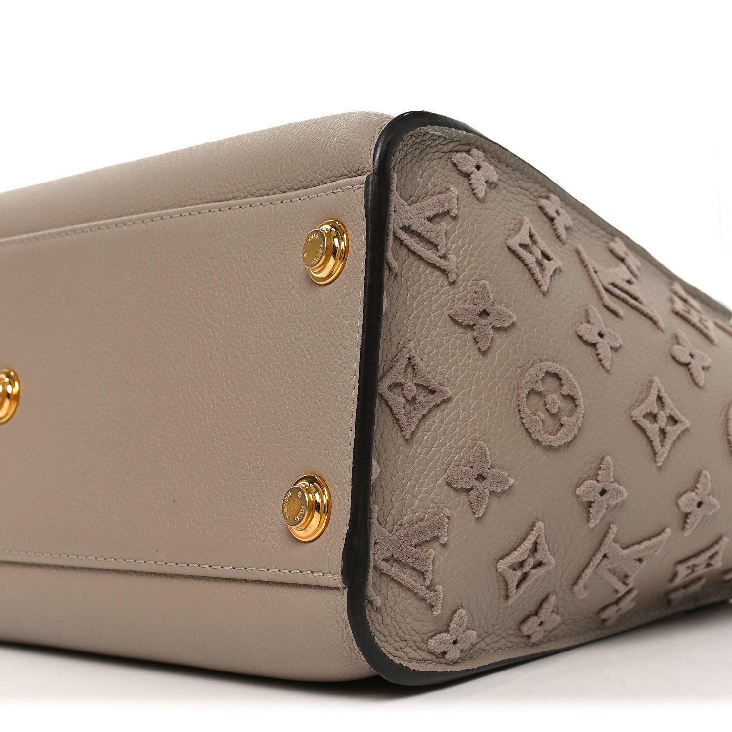 Louis Vuitton Calfskin Monogram Tufting On My Side Galet