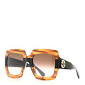 Gucci Square Frame GG0178S Sunglasses Havana
