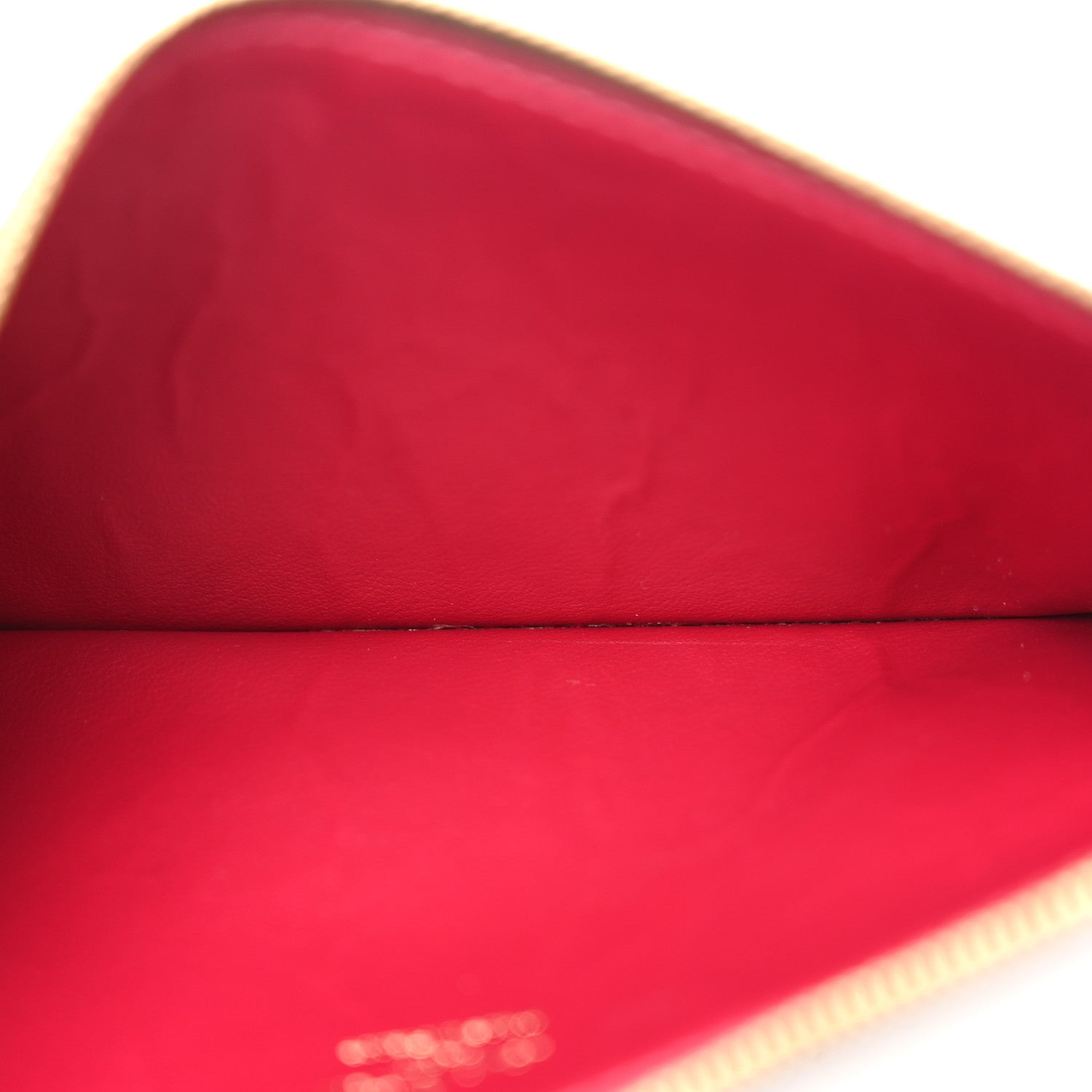 Louis Vuitton Monogram Felicie Chain Wallet Zippered Insert Fuchsia