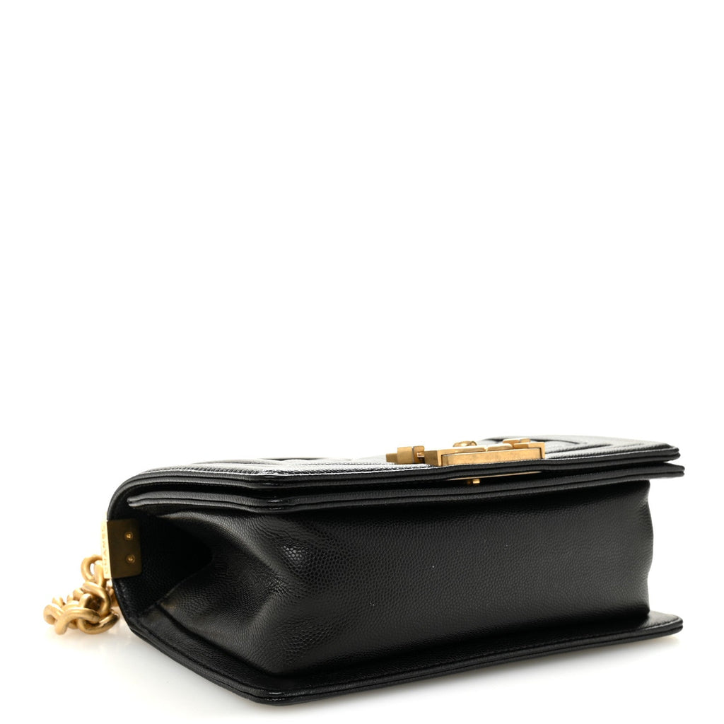 Chanel Caviar Quilted Small Boy Flap Black