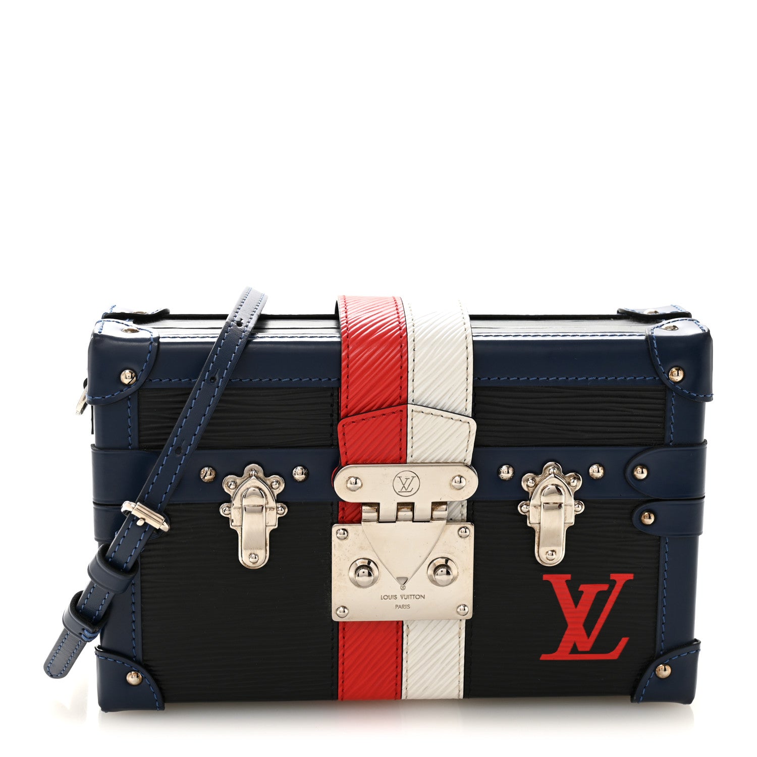 Louis Vuitton Epi Petite Malle Black Indigo