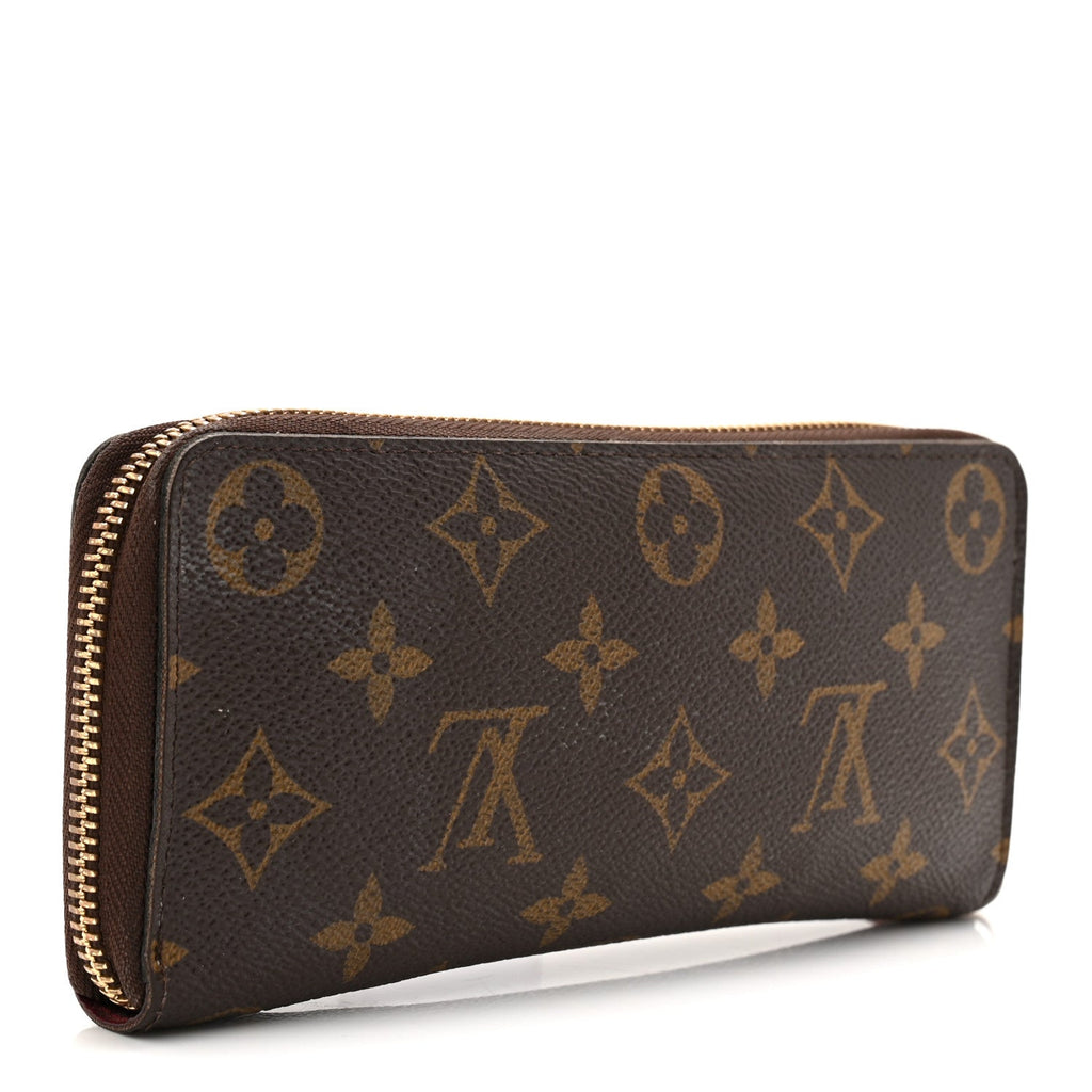 Louis Vuitton Monogram Clemence Wallet Fuchsia