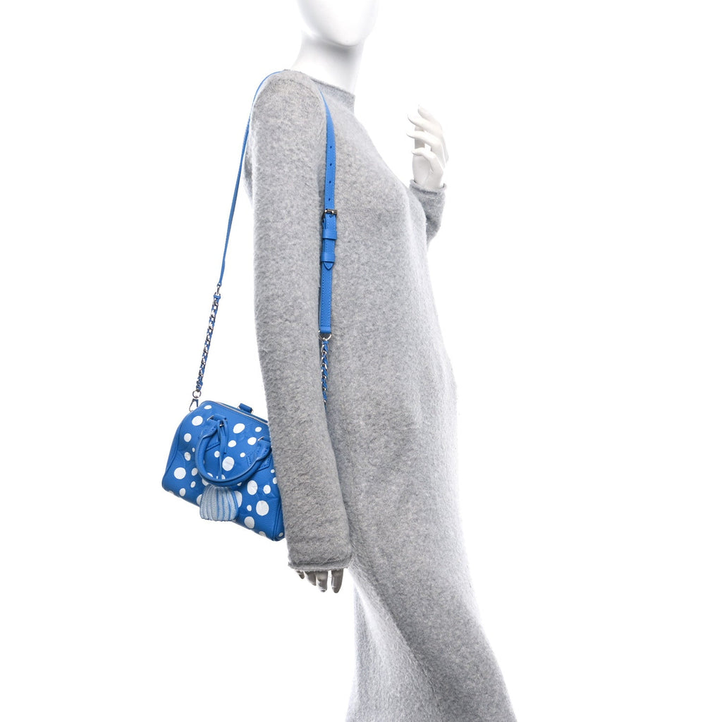 Louis Vuitton LV X YK Empreinte Speedy Bandouliere 20 Blue White