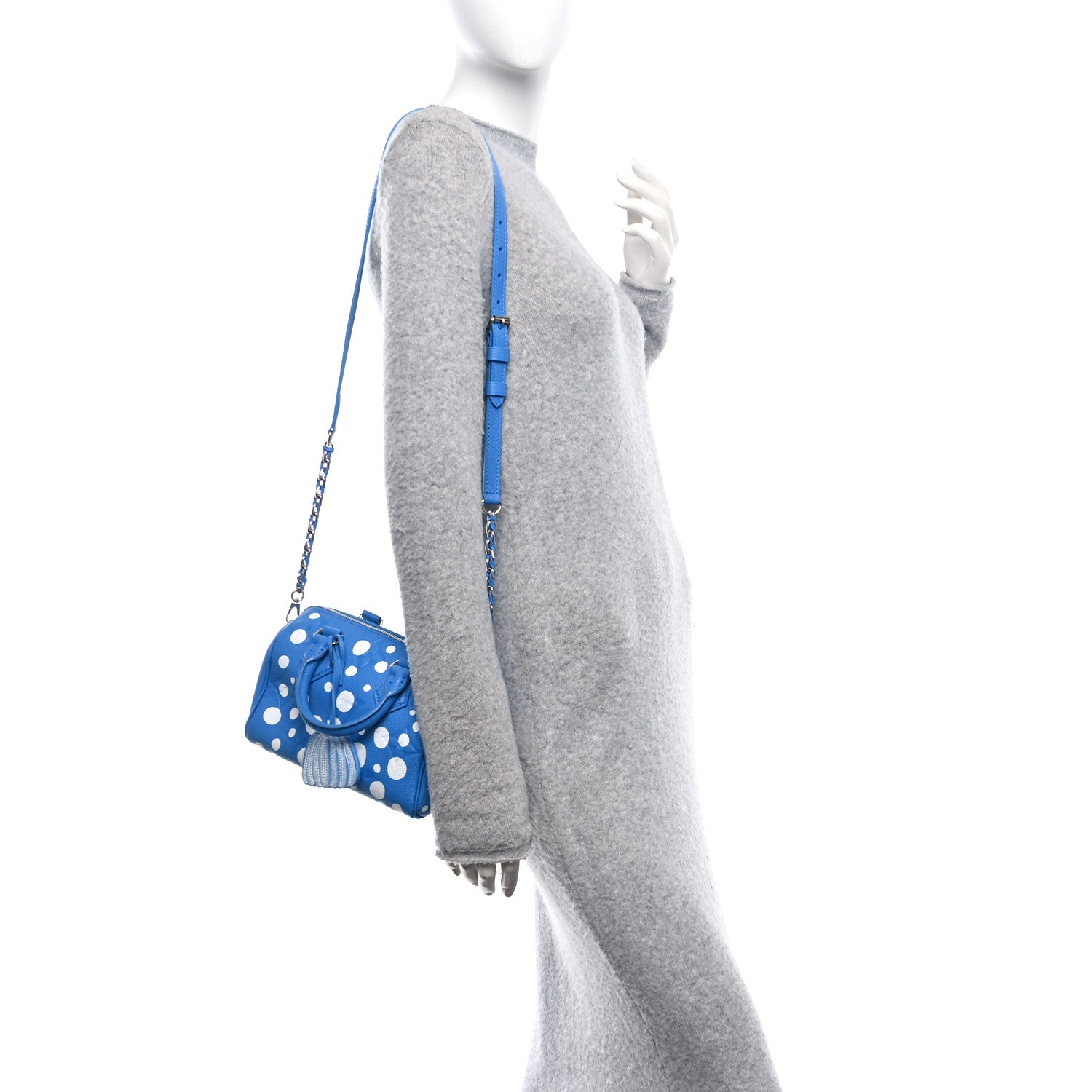 Louis Vuitton LV X YK Empreinte Speedy Bandouliere 20 Blue White