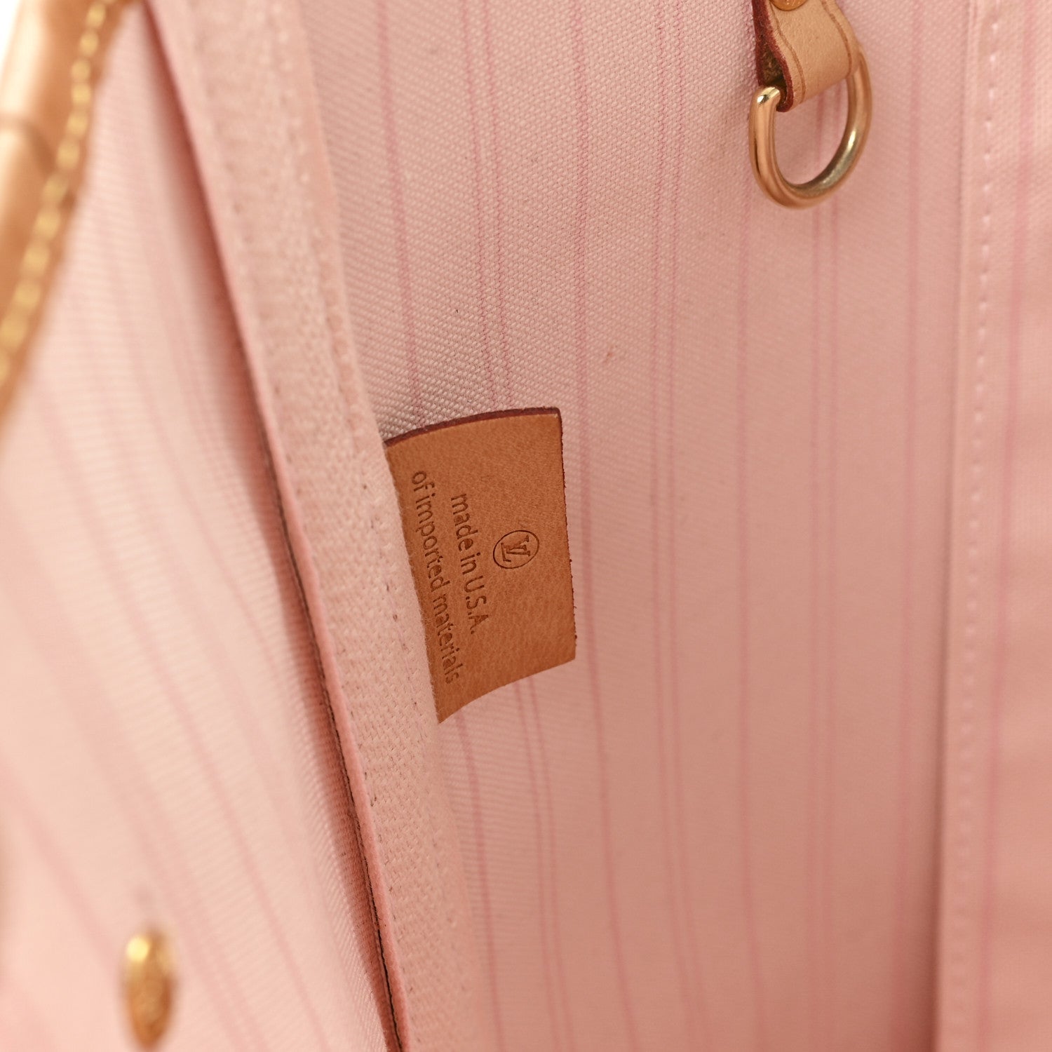 Louis Vuitton Damier Azur Neo Neverfull MM Rose Ballerine