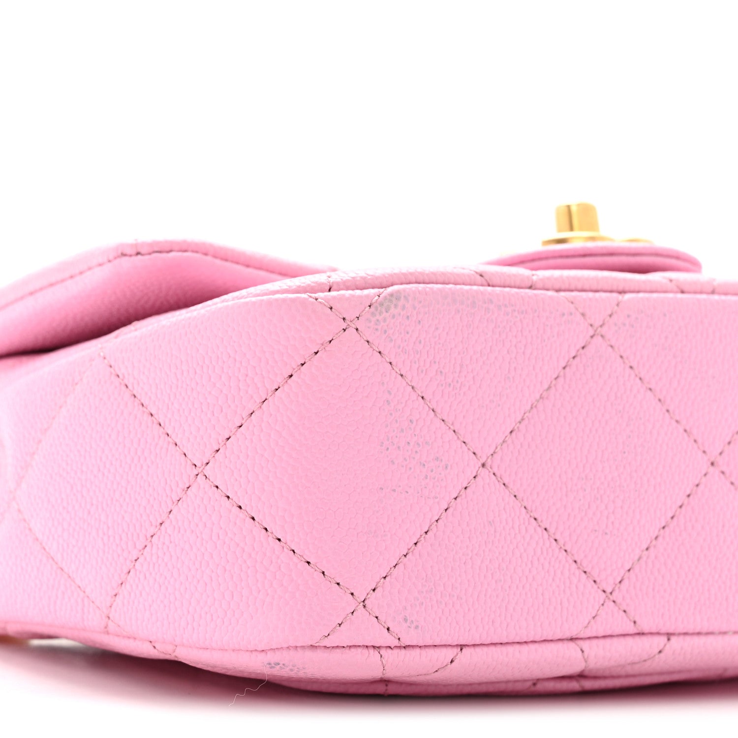 Chanel Caviar Quilted Mini Sweetheart Flap Lilac