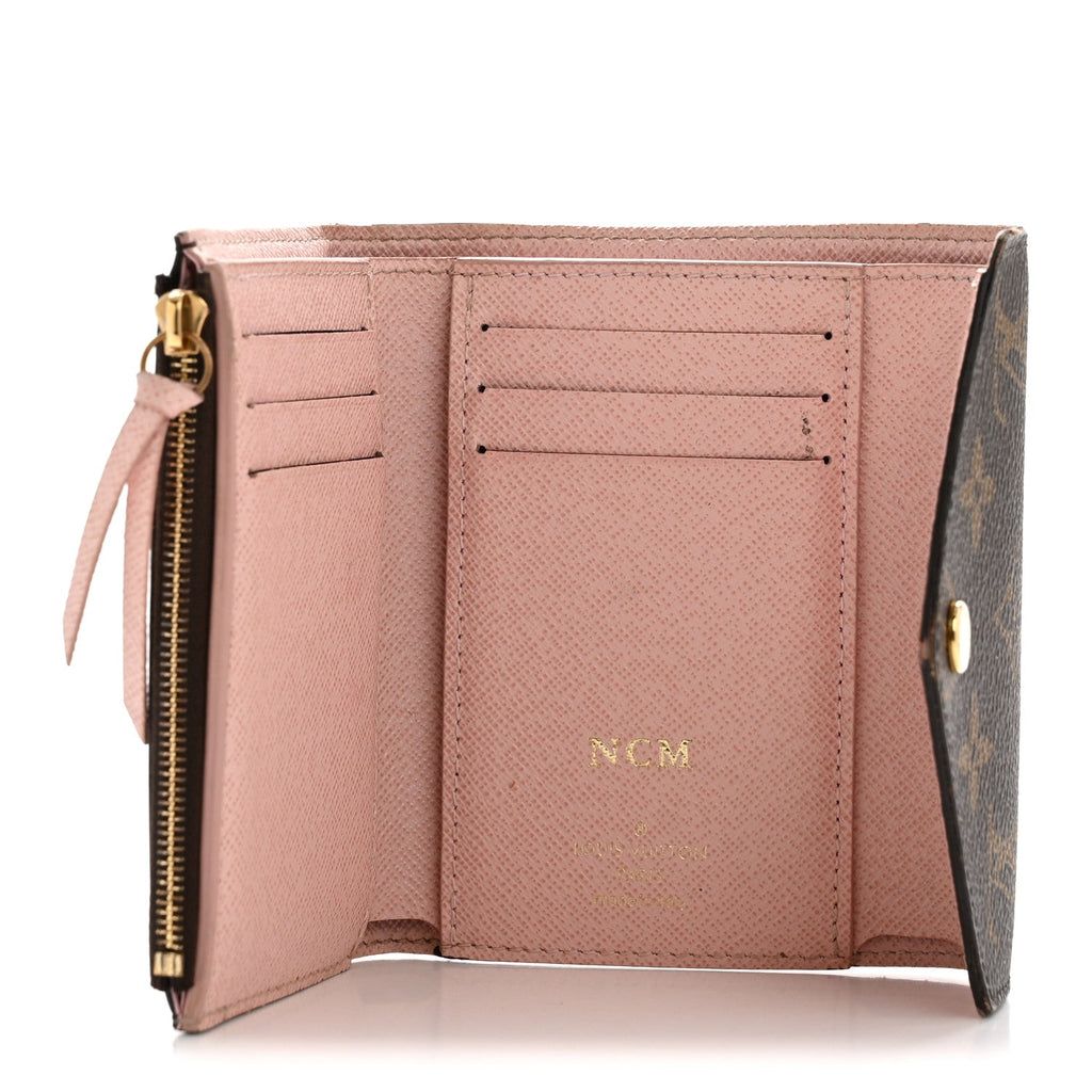 Louis Vuitton Monogram Victorine Wallet Rose Ballerine