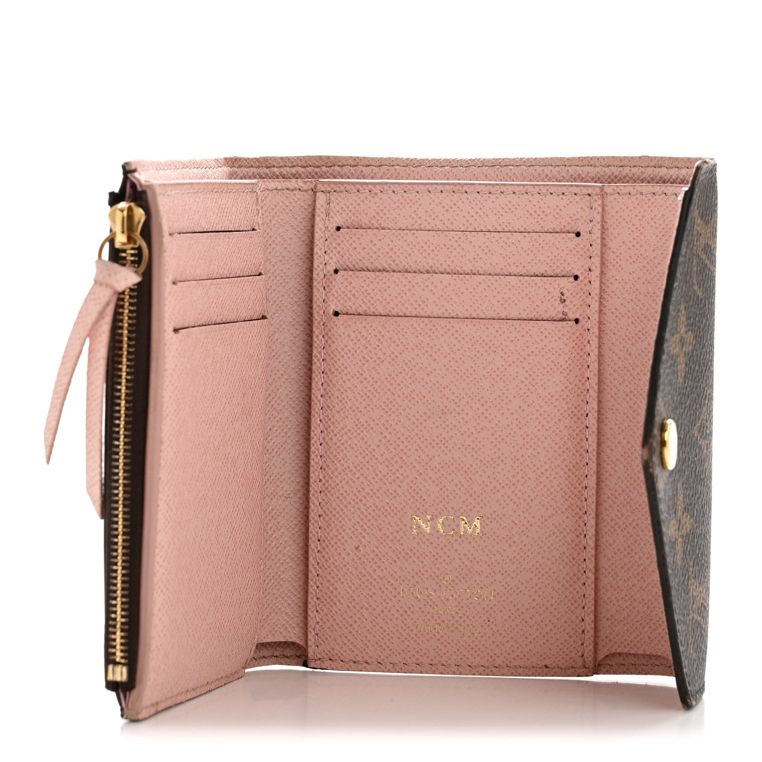 Louis Vuitton Monogram Victorine Wallet Rose Ballerine