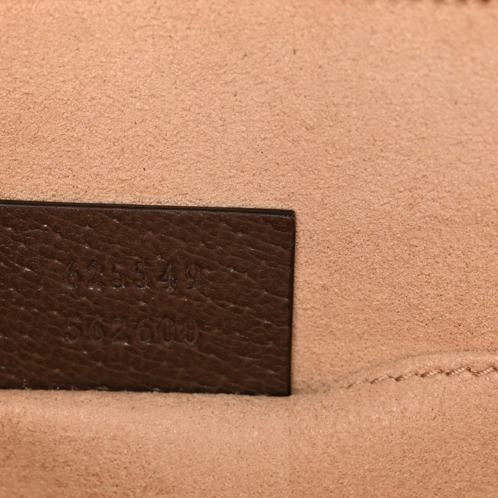 Gucci GG Supreme Monogram Web Ophidia Pouch Brown