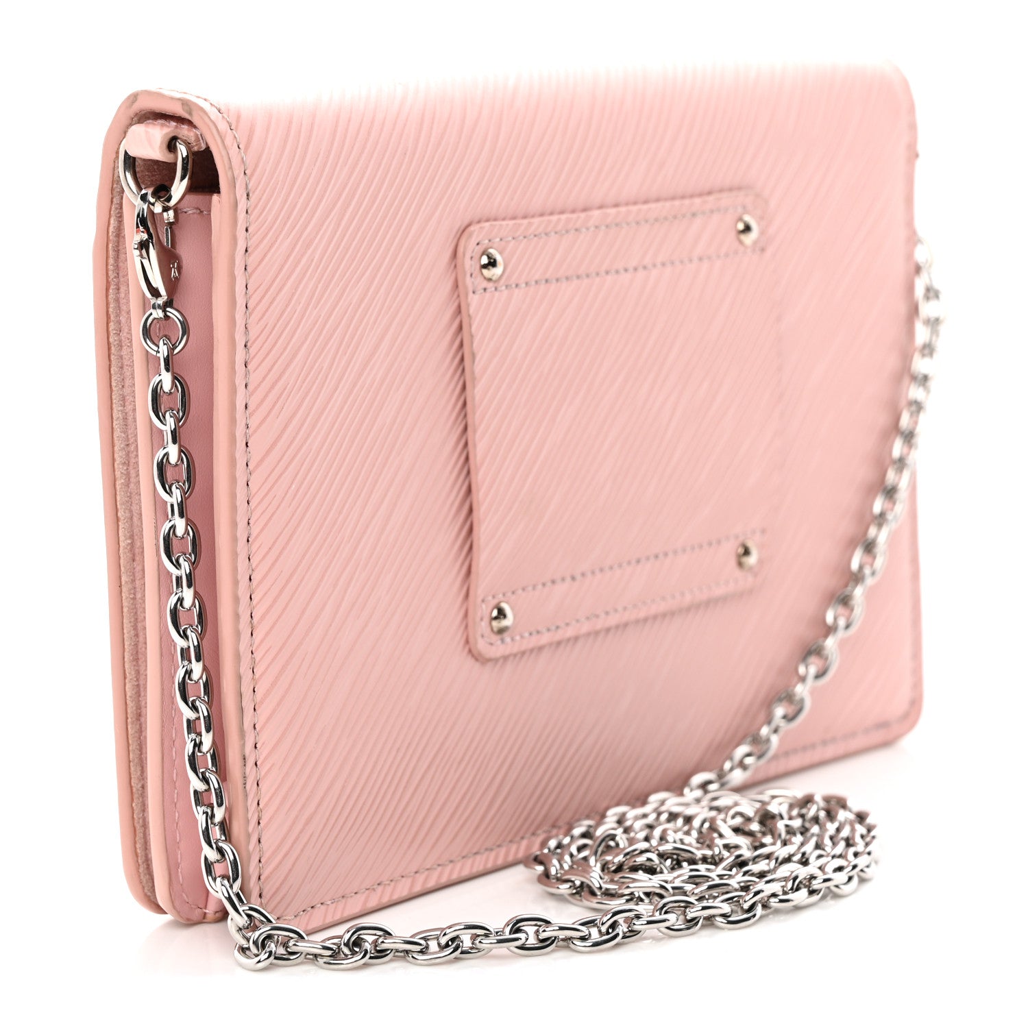 Louis Vuitton Epi Twist Belt Chain Wallet Rose Ballerine