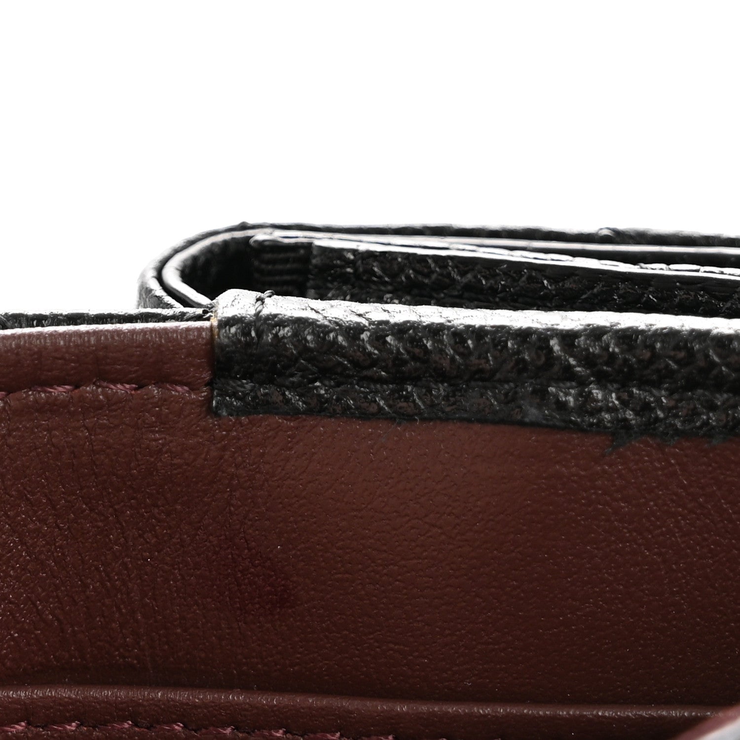 Caviar Quilted Double Flap Wallet Black