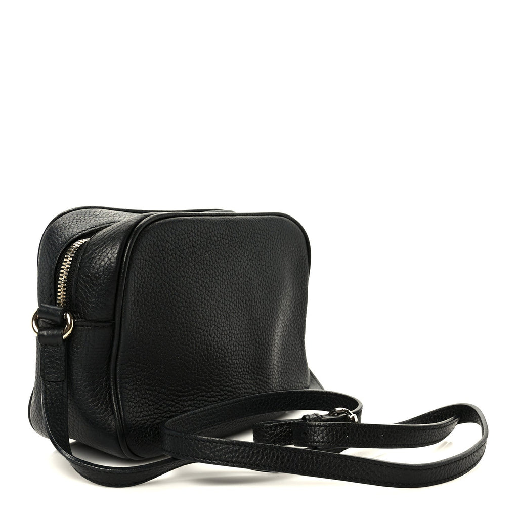 Gucci Pebbled Calfskin Small Soho Disco Bag Black