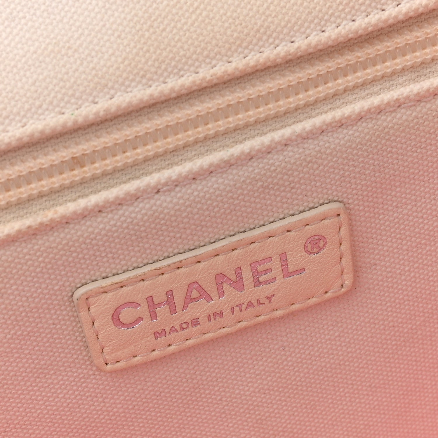 Chanel Canvas Miami Tote White
