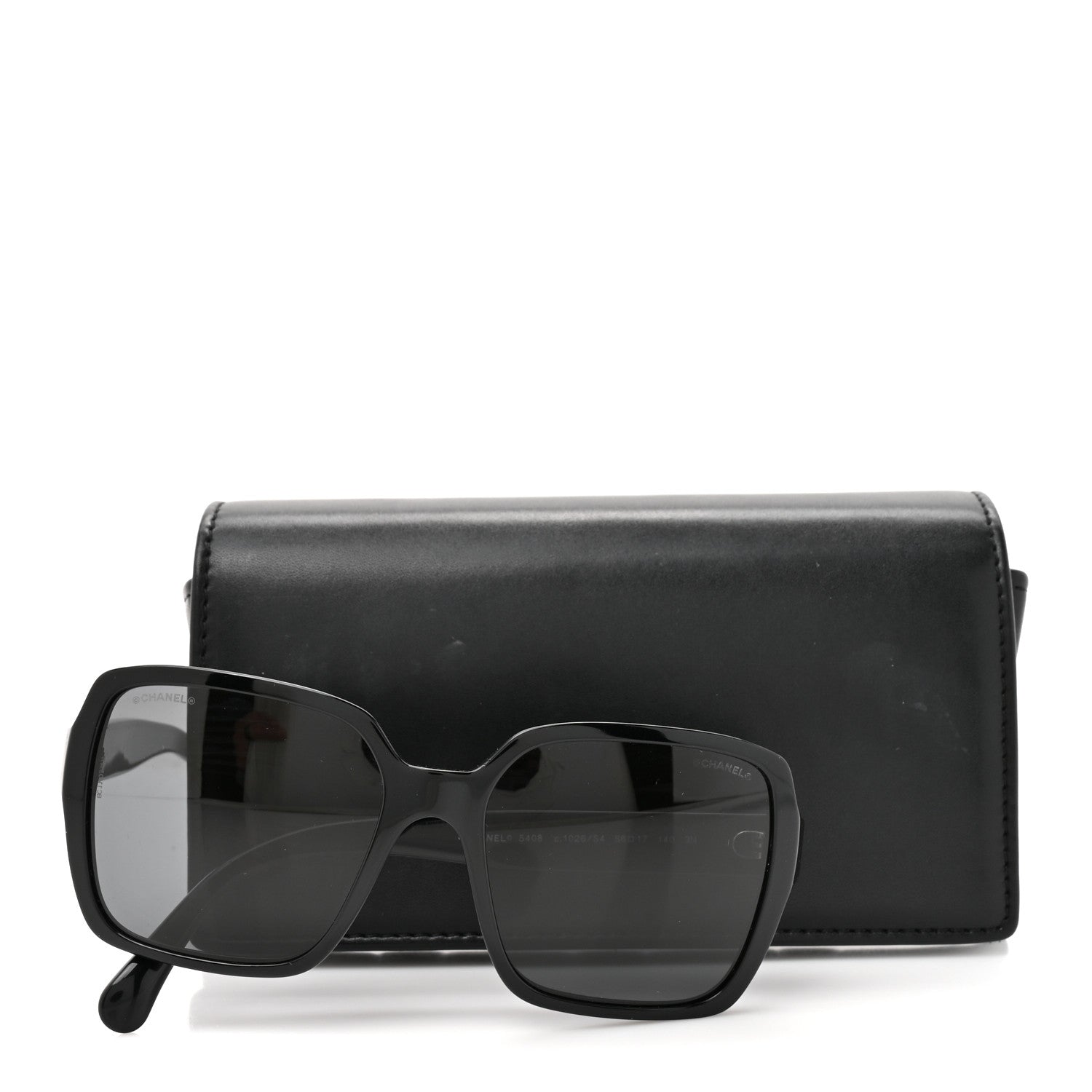Acetate Square Sunglasses 5408 Black