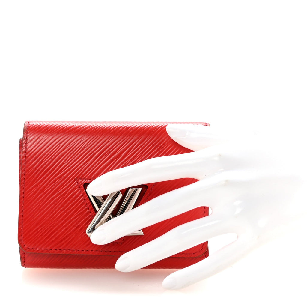 Louis Vuitton Epi Twist Compact Wallet Coquelicot