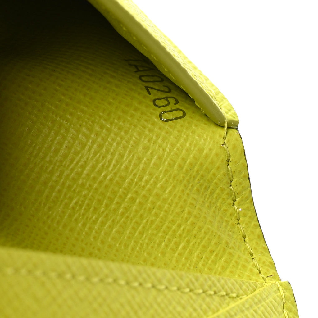 Louis Vuitton Taigarama Pocket Organizer NM Yellow
