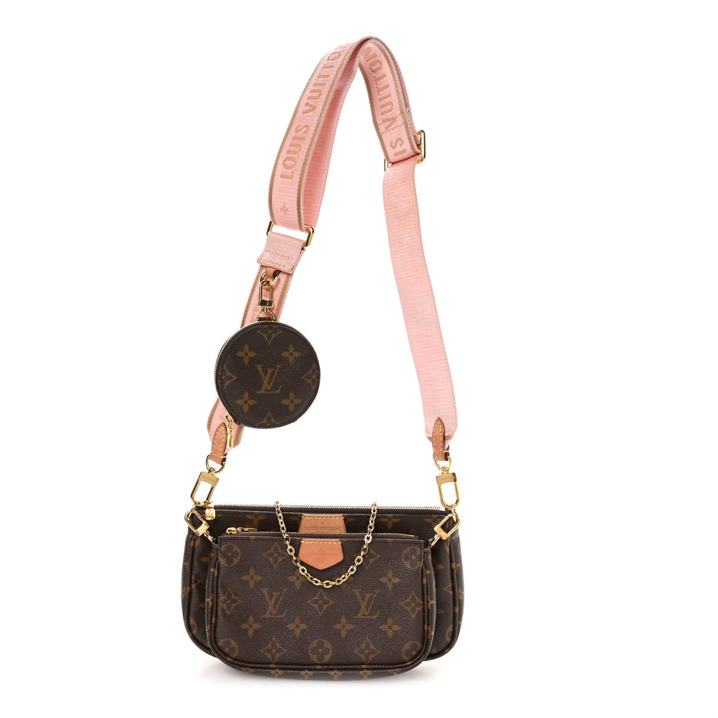 Louis Vuitton Monogram Multi Pochette Accessories Rose Clair