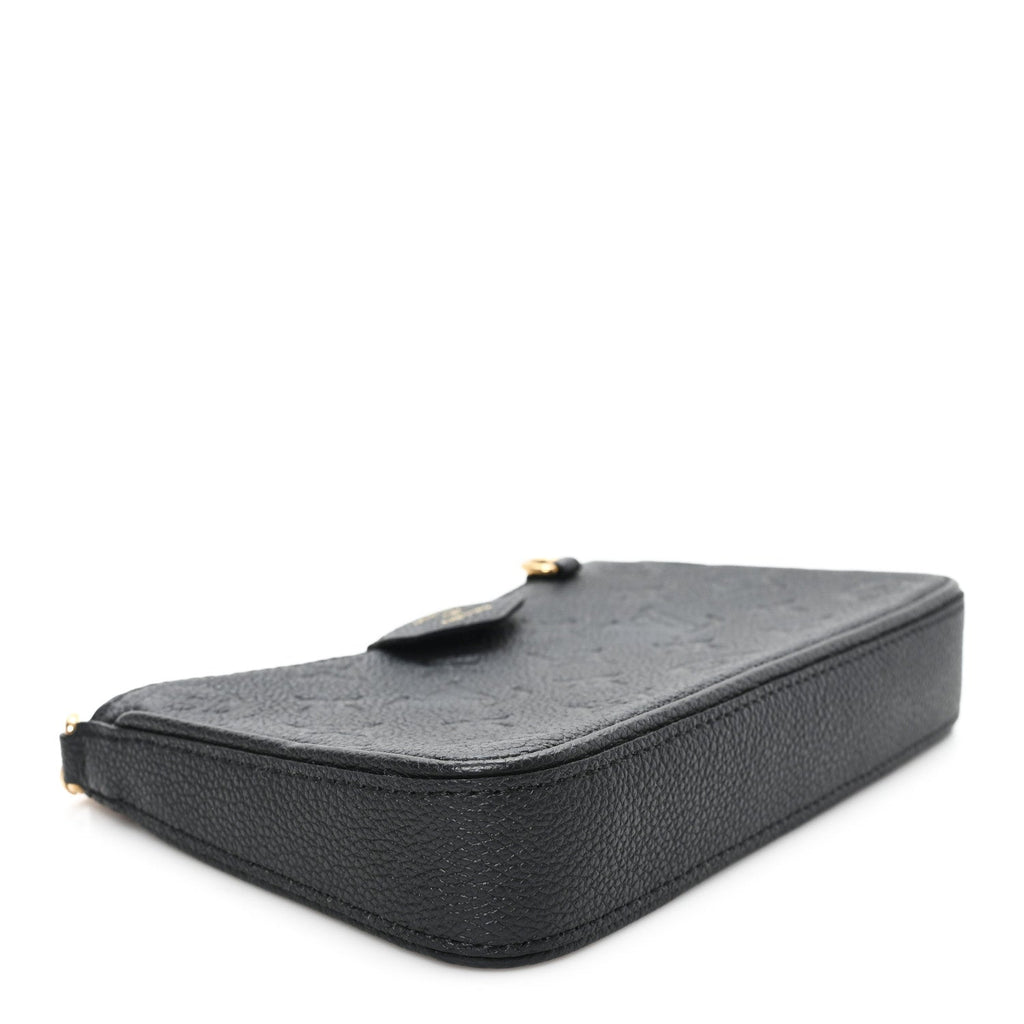Louis Vuitton Empreinte Easy Pouch On Strap Black