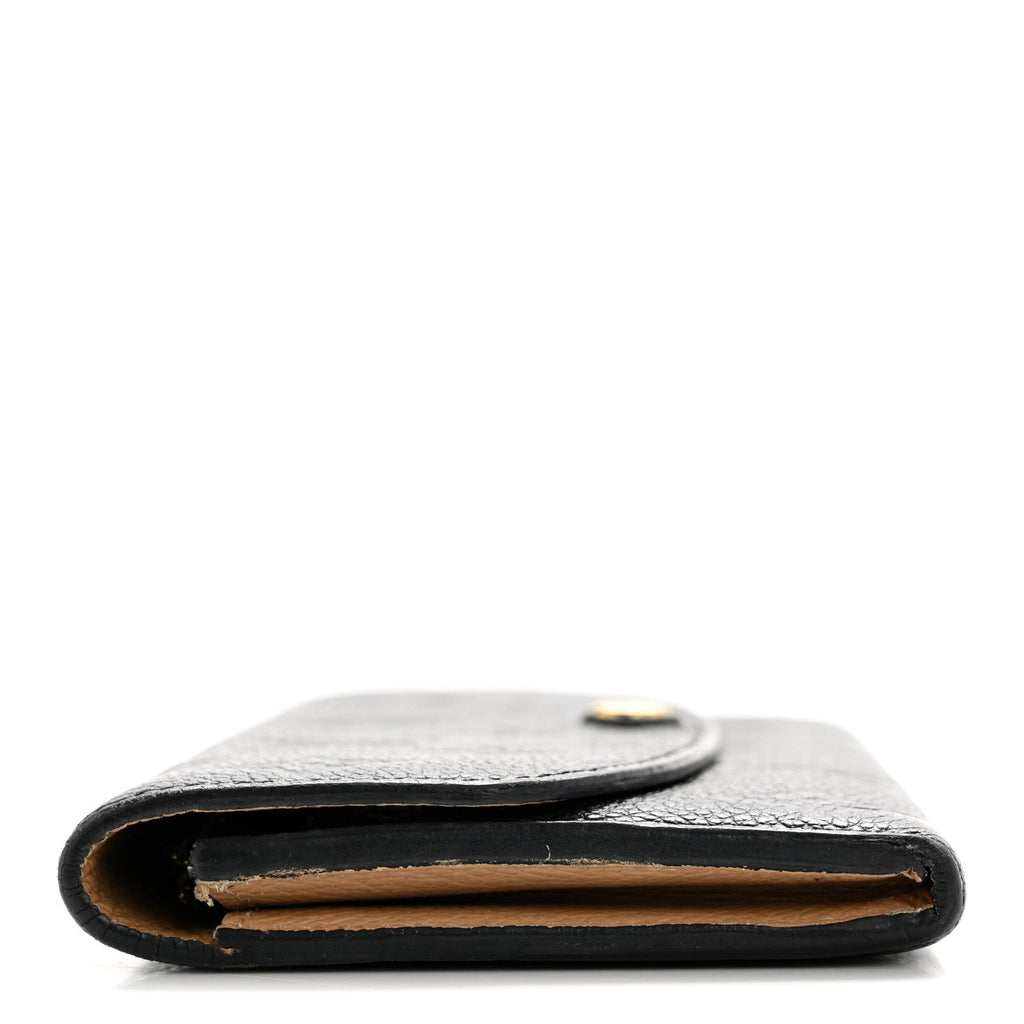 Louis Vuitton Empreinte Emilie Wallet Black Dune