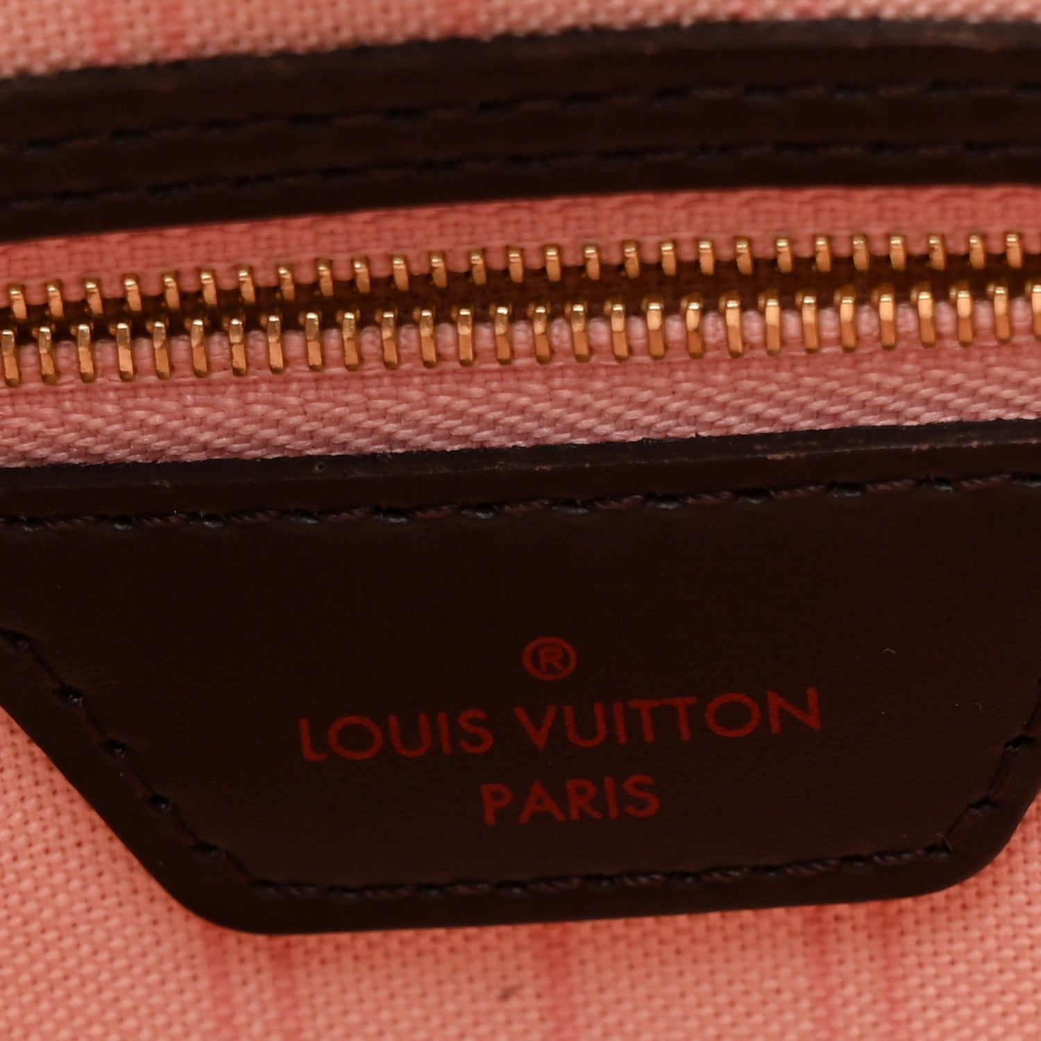 Louis Vuitton Damier Ebene Neo Neverfull MM Rose Ballerine
