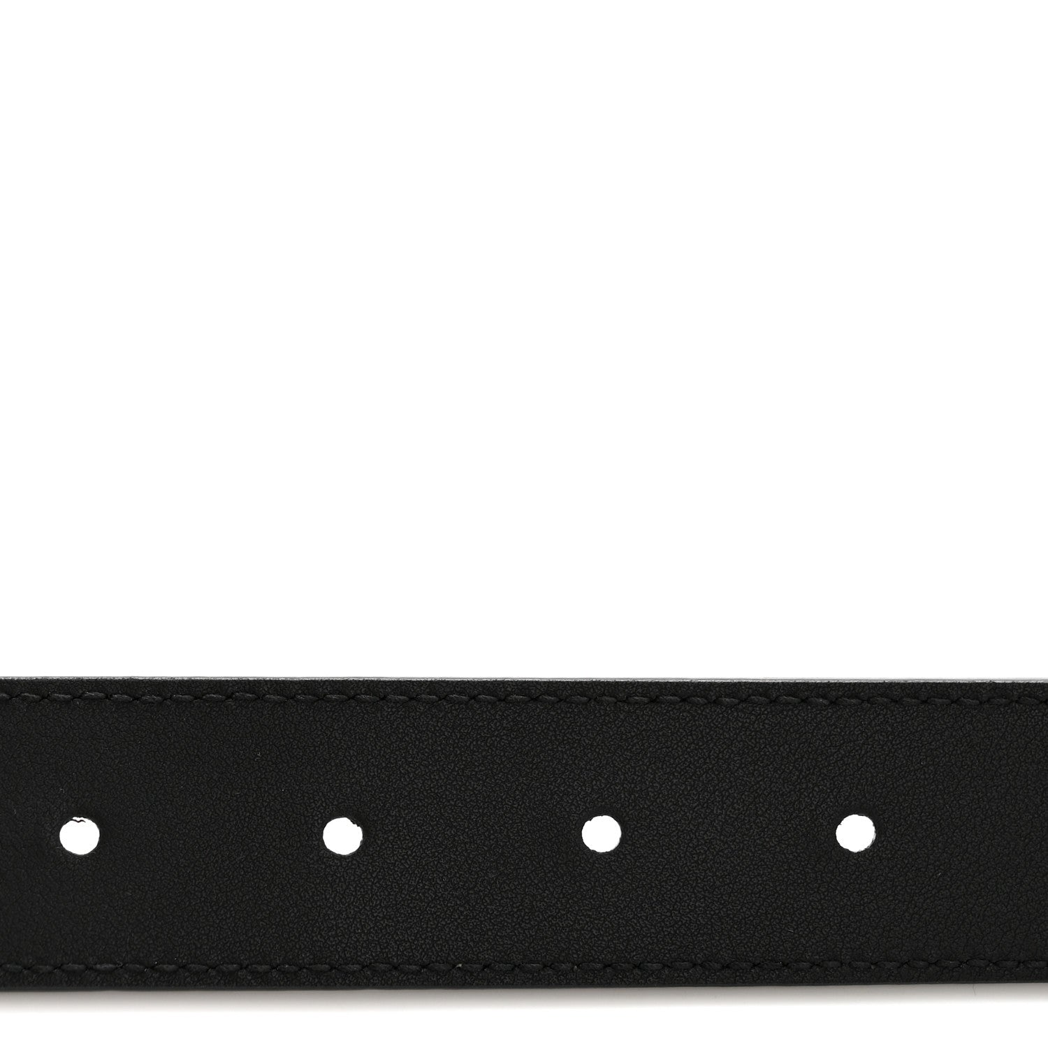 Gucci Calfskin Double G 30mm Belt 80 32 Black