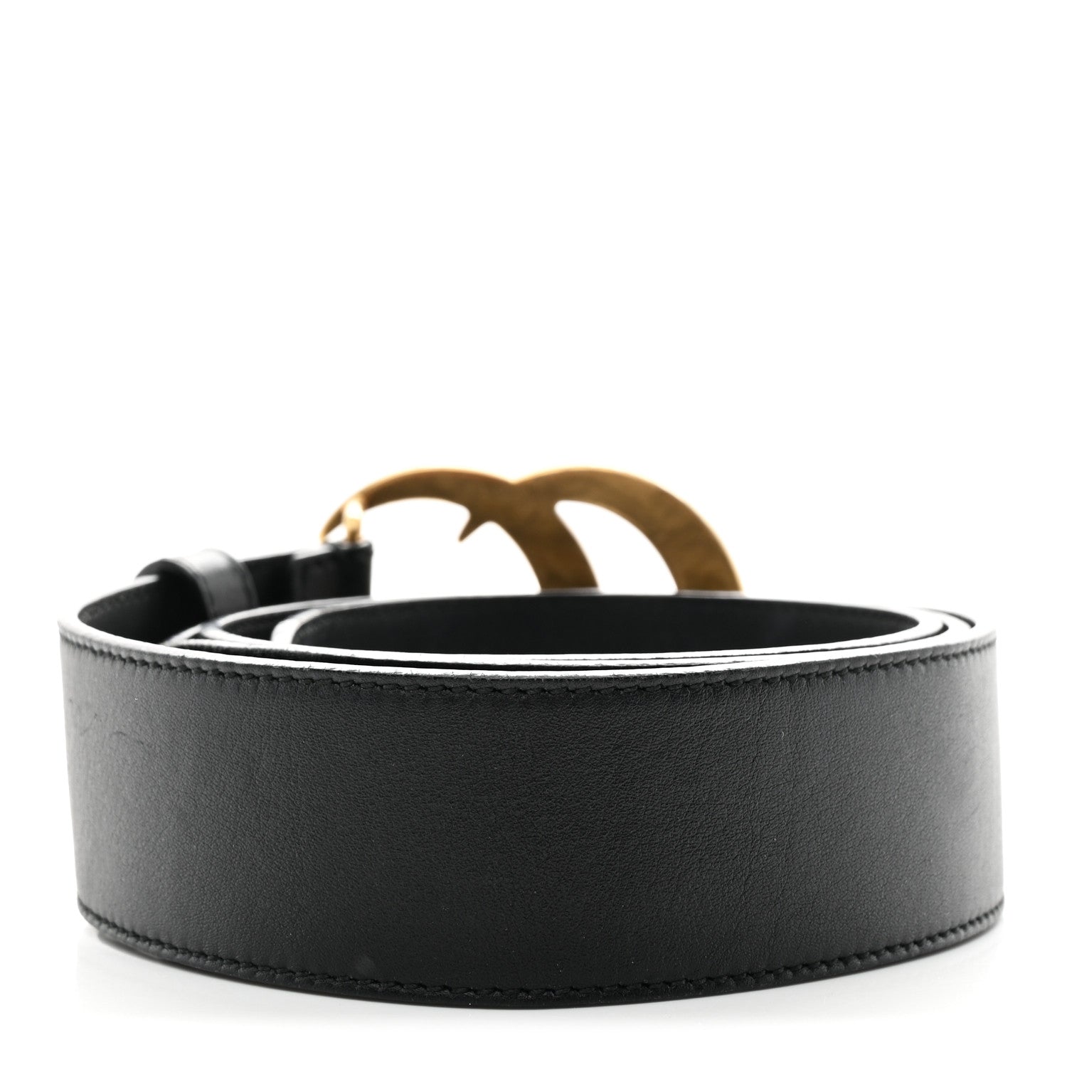 Gucci Calfskin Double G 40mm Belt 95 38 Black