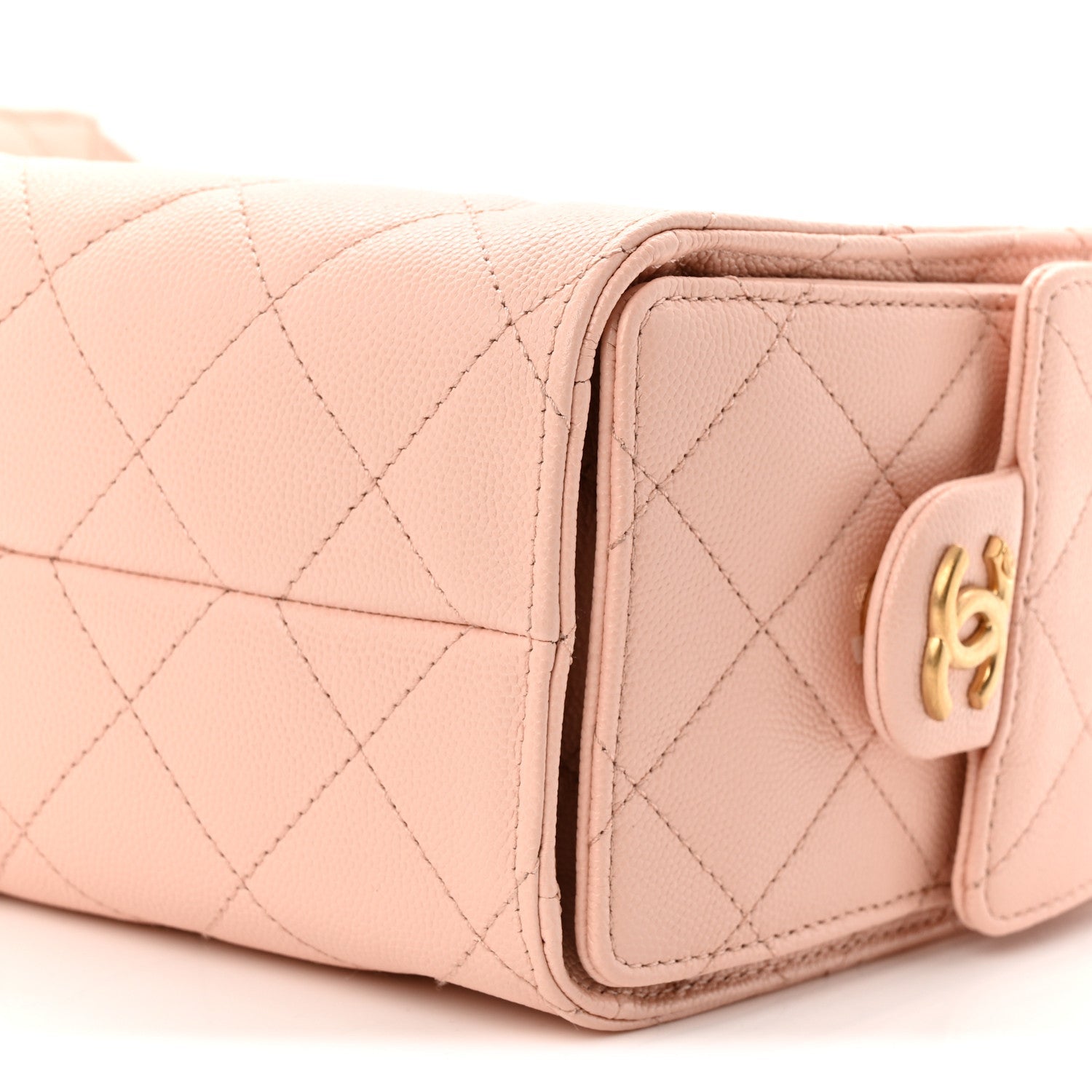 Chanel Caviar Quilted Mini Chanel 25 Handbag Light Pink