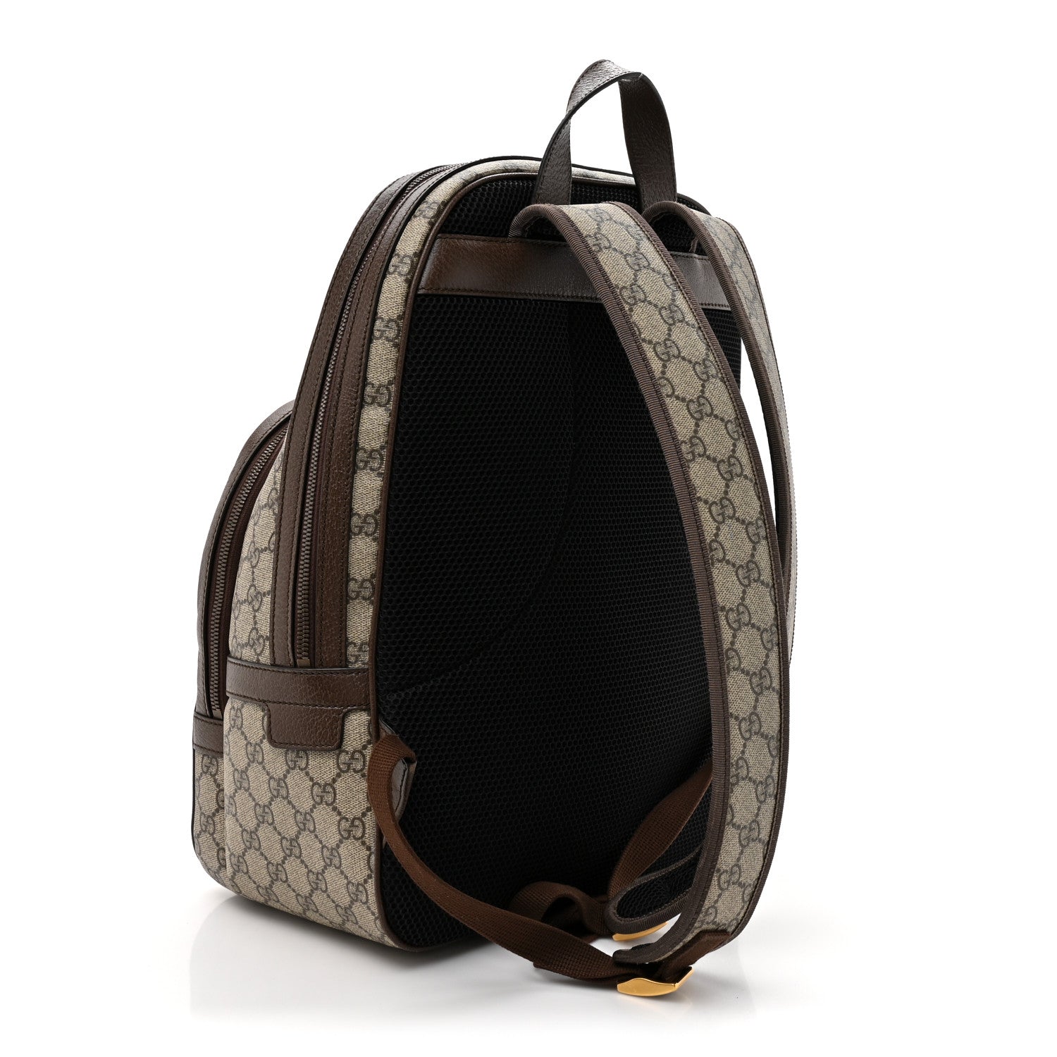 Gucci GG Supreme Monogram Medium Ophidia Day Backpack Beige Ebony New Acero