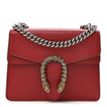 Gucci Calfskin Mini Dionysus Shoulder Bag Hibiscus Red