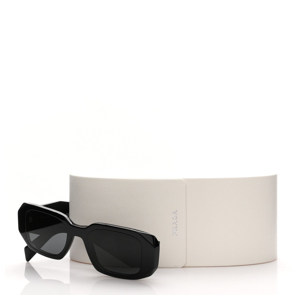 Prada Acetate Symbole Sunglasses SPR 17W Black
