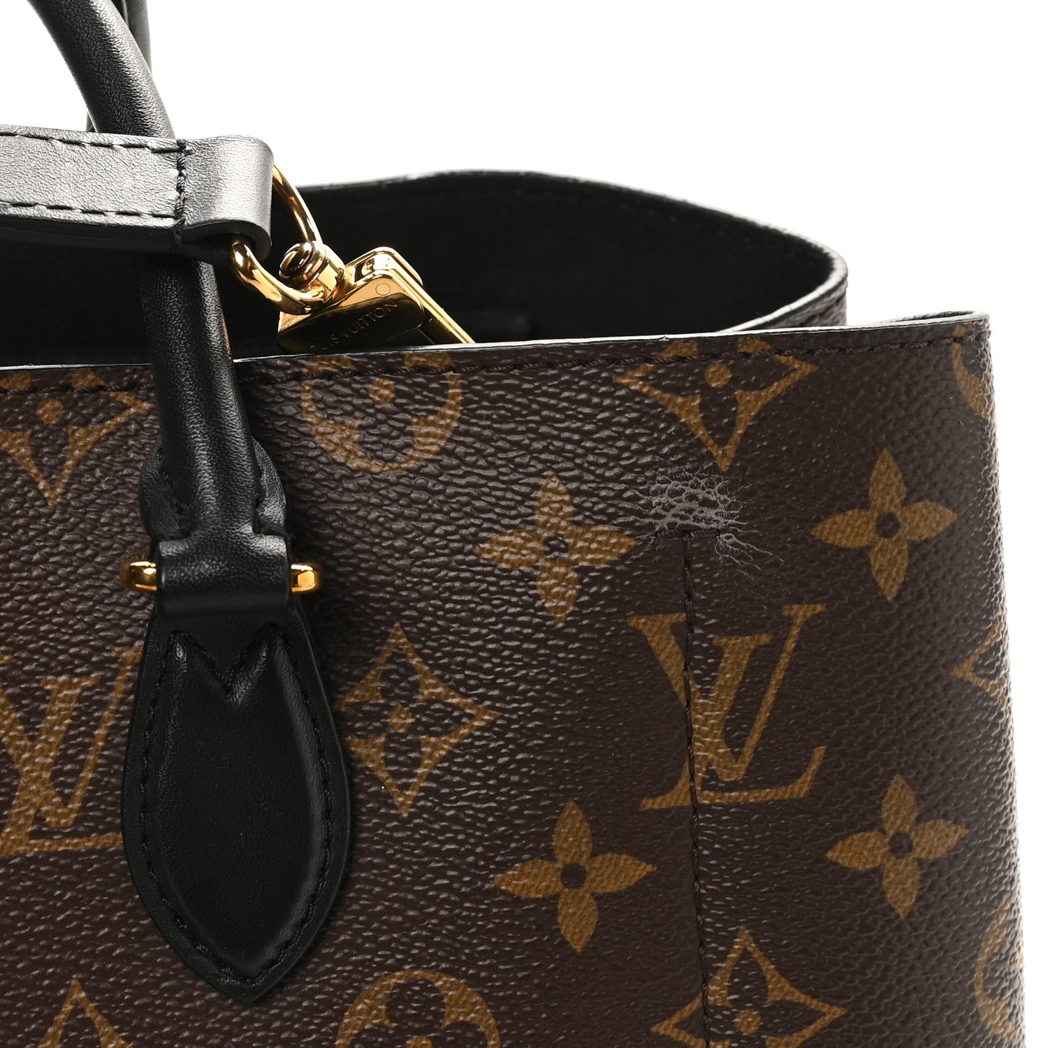 Louis Vuitton Monogram Flower Tote Black