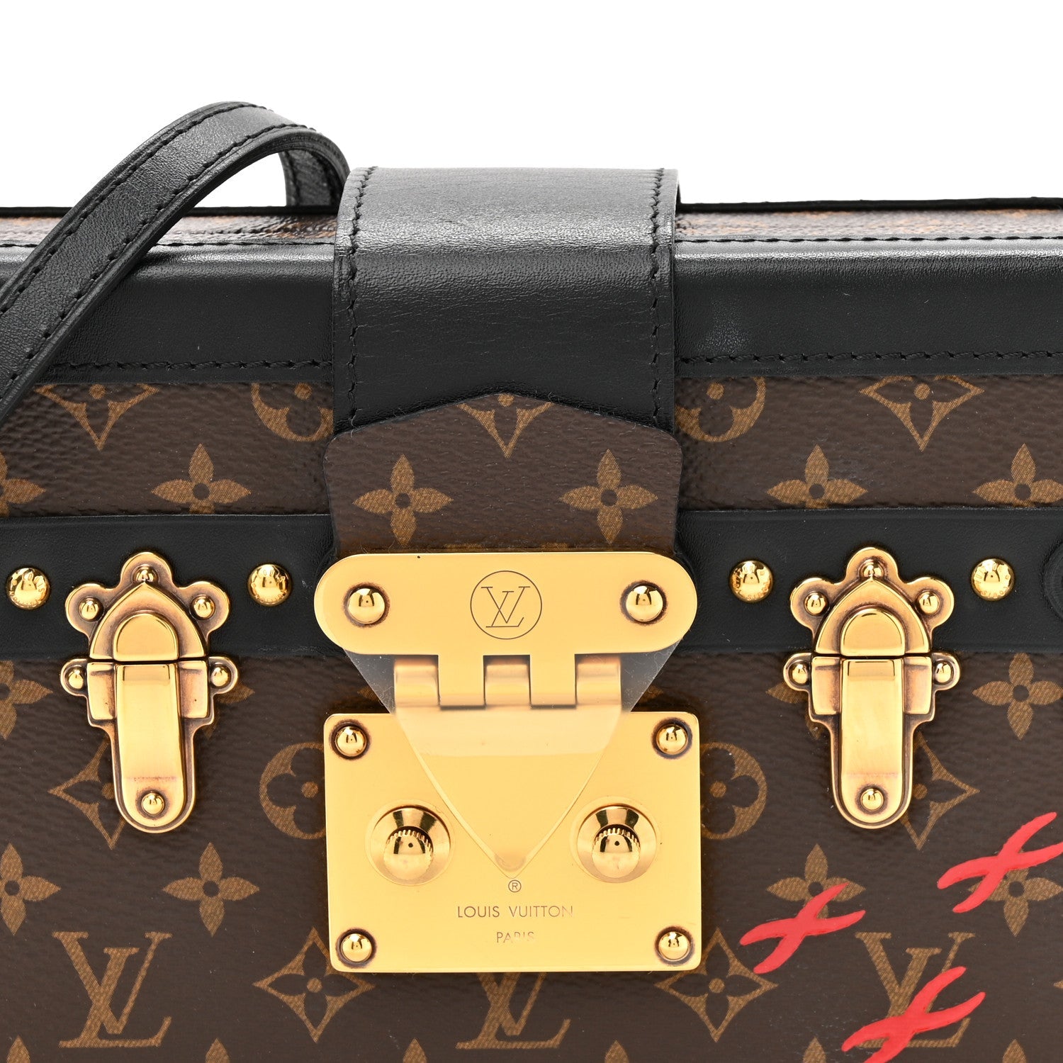 Louis Vuitton Monogram Petite Malle Black