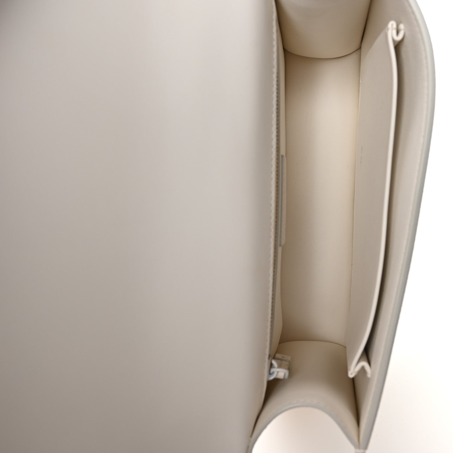 Christian Dior Ultra Matte Grained Calfskin 30 Montaigne Flap Bag White