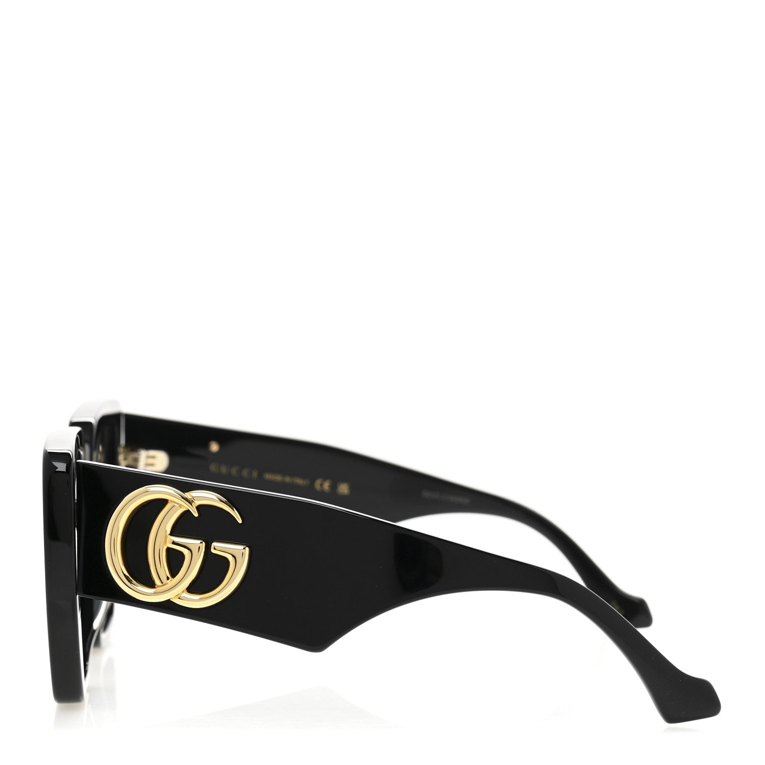Gucci Acetate Square Frame Sunglasses GG0956S Black
