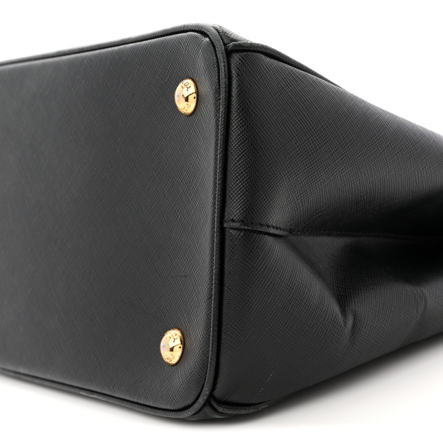 Prada Saffiano Medium Galleria Double Zip Tote Black