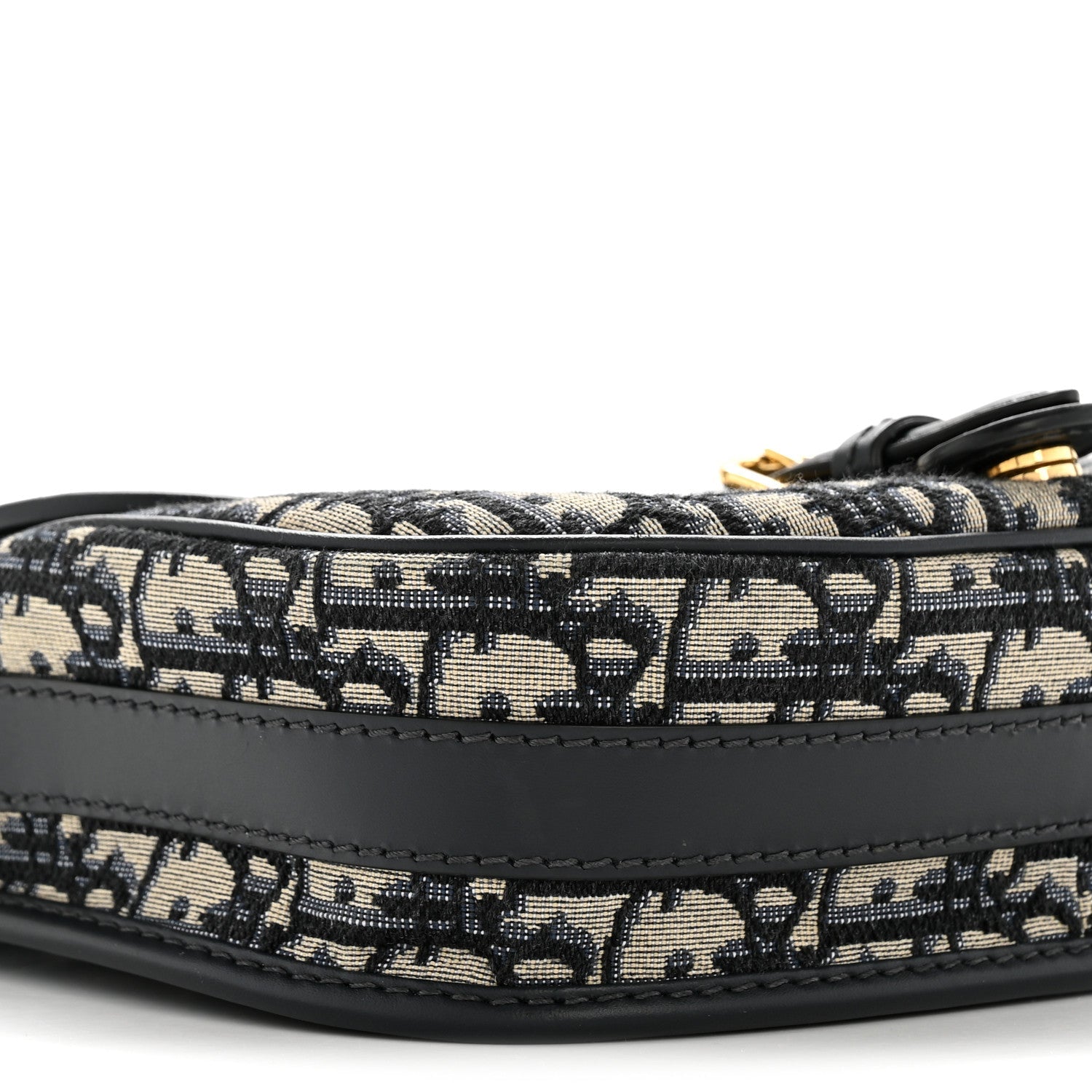 Christian Dior Oblique Medium Bobby Flap Blue
