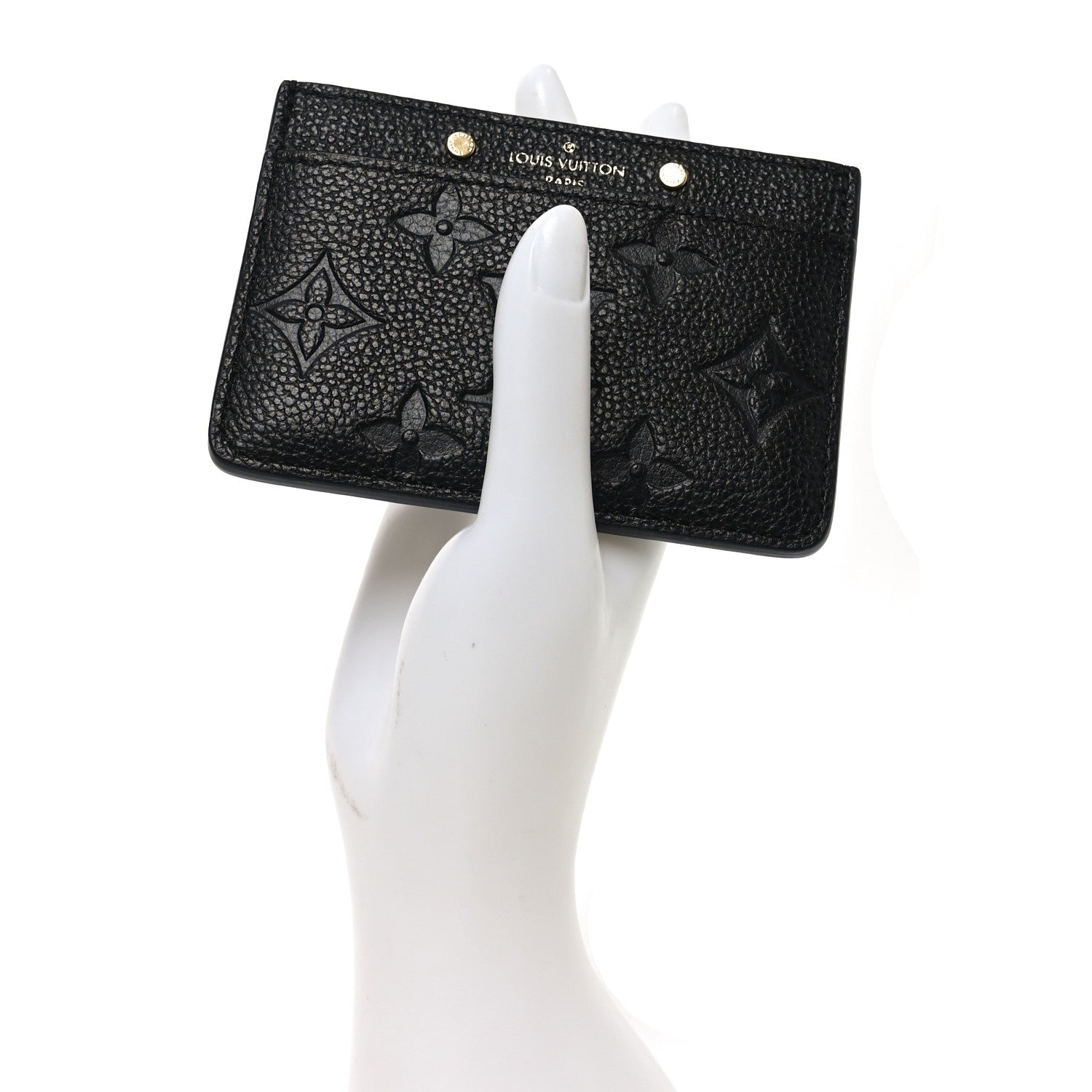 Louis Vuitton Empreinte Card Holder Black