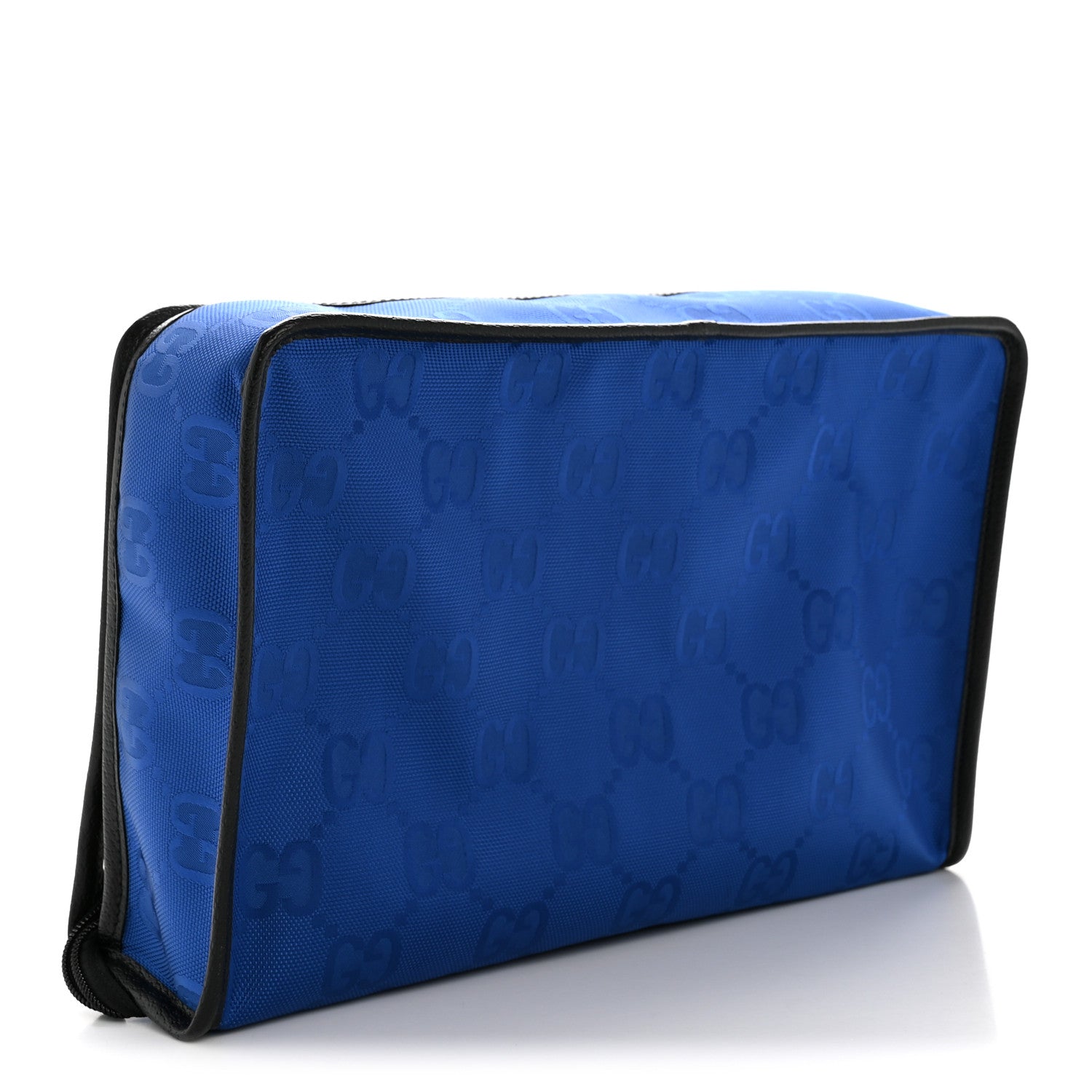 Gucci Econyl Nylon Monogram Off The Grid Packing Cube Orient Blue New Plaster