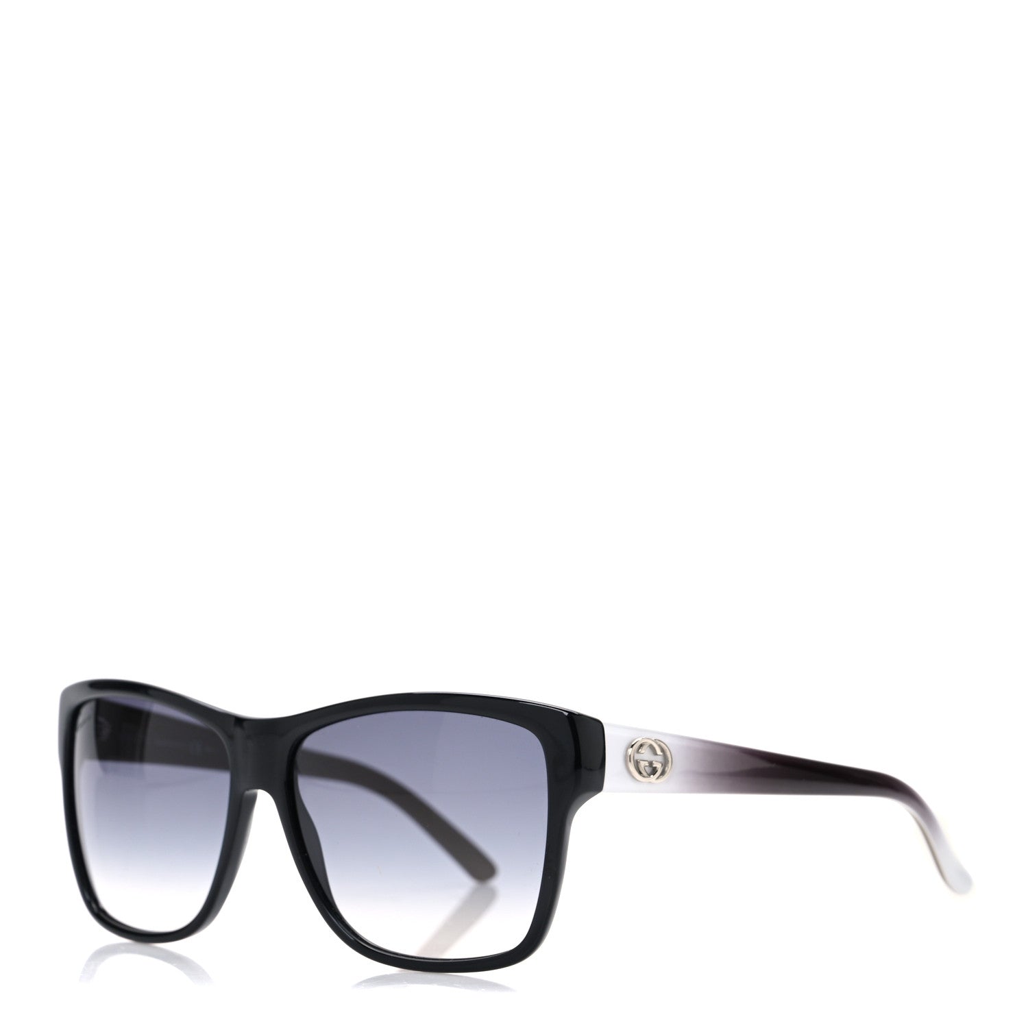 Gucci Acetate Square Ombre GG Sunglasses GG3579S Black