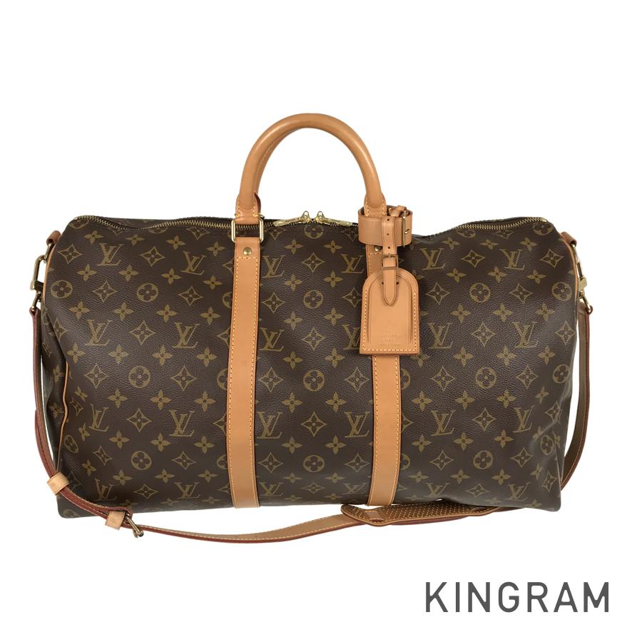 LOUIS VUITTON monogram keepall bandouliere 50 2WAY Boston bag