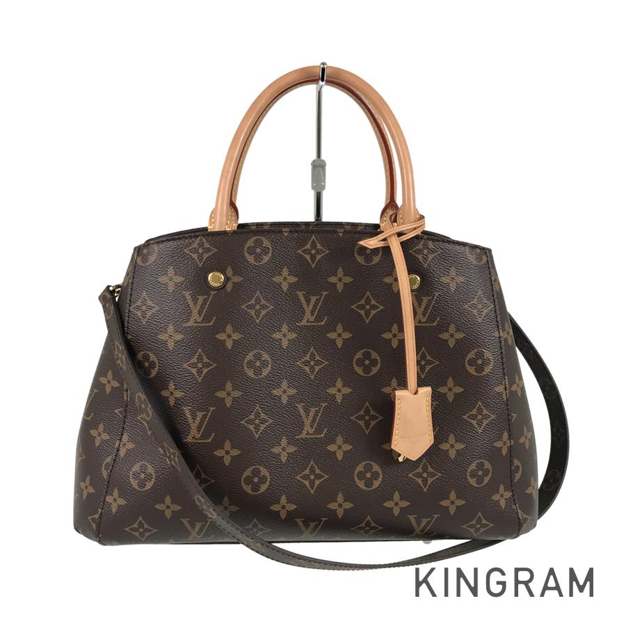 LOUIS VUITTON Monogram Montaigne MM M41056 Hand bag