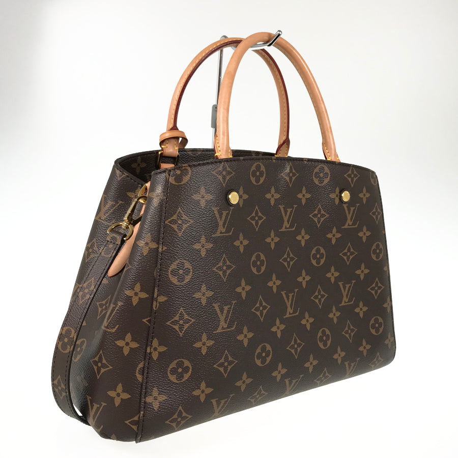 LOUIS VUITTON Monogram Montaigne MM M41056 Hand bag